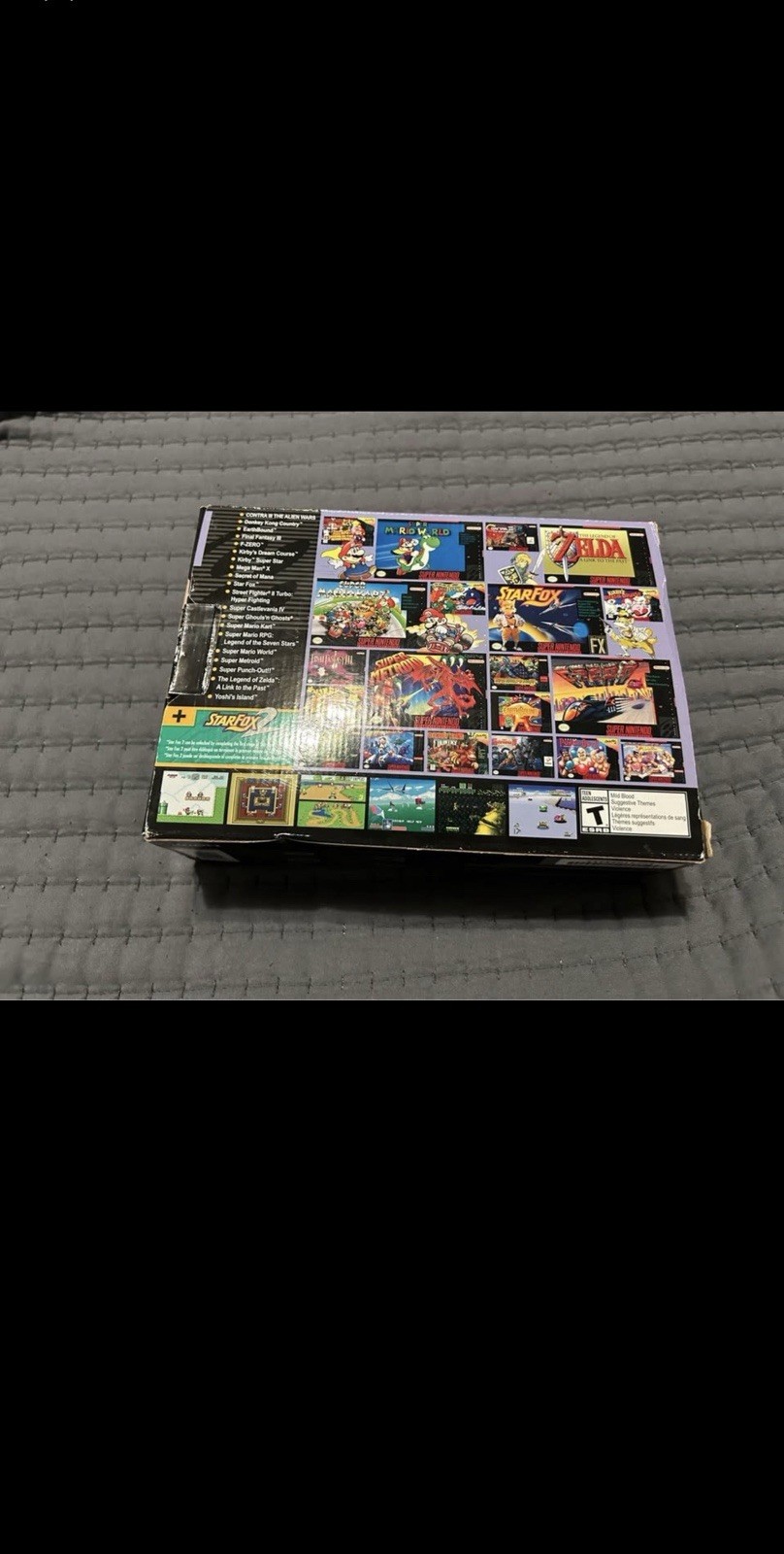 Nintendo Super NES Classic Edition SNES Mini HDMI Built-In Games 2 Controllers