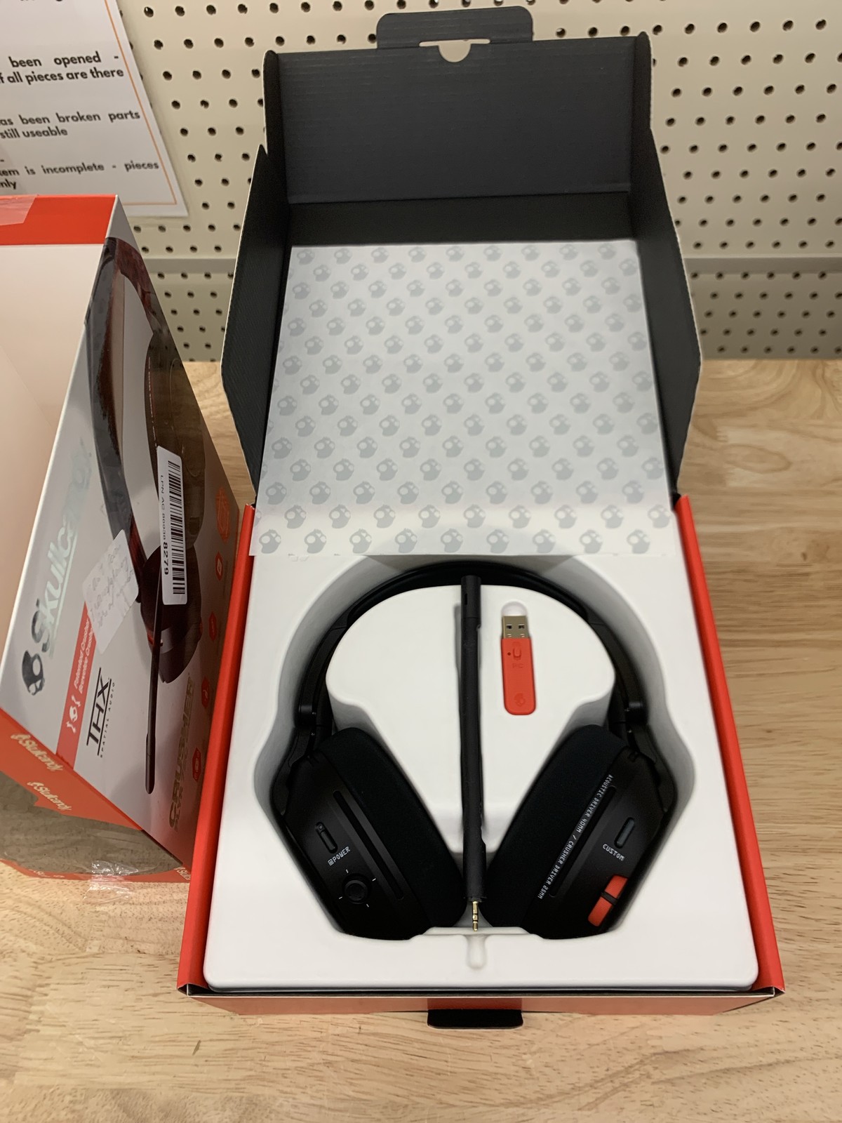 Skullcandy PLYR 720 Wireless Gaming Headset THX Audio Digi-Black PC Pl