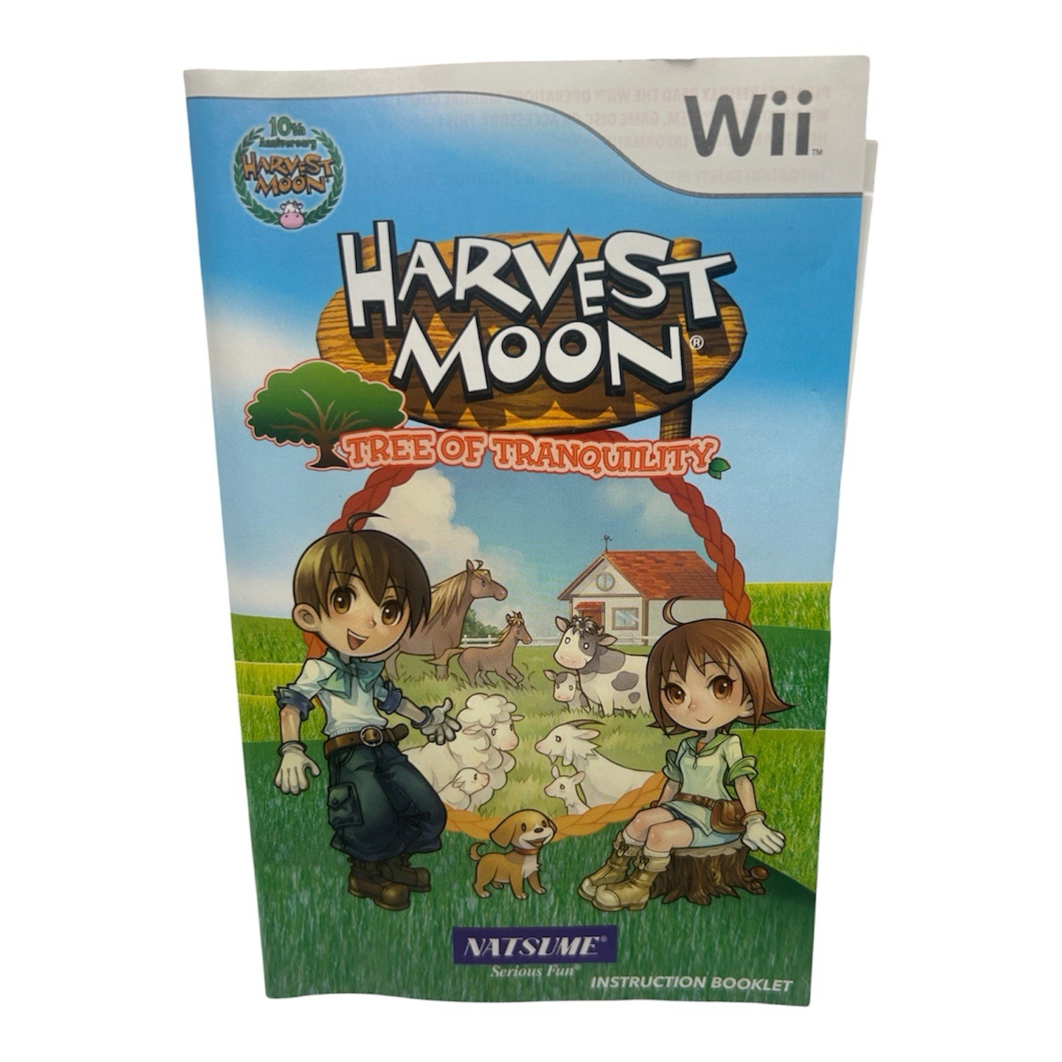 Harvest Moon Tree of Tranquility Nintendo Wii Game CIB Manual