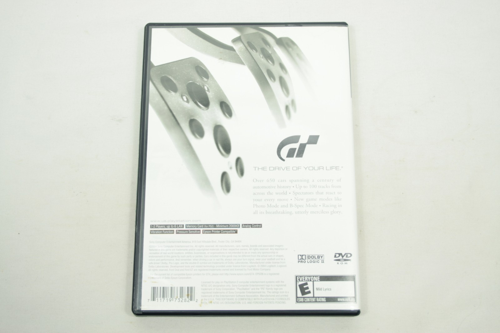 Gran Turismo 4 PS2 CIB Sony PlayStation 2 Black Label Complete Manual Reg Card D