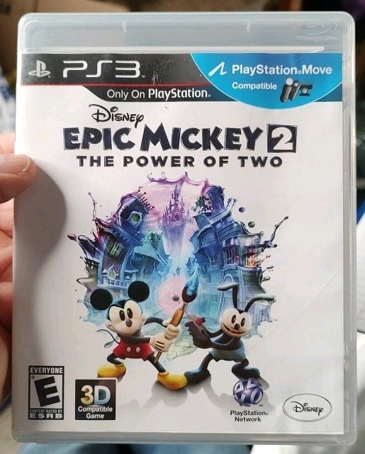 Disney Epic Mickey 2: The Power of Two (PlayStation 3 PS3 2012) Complete