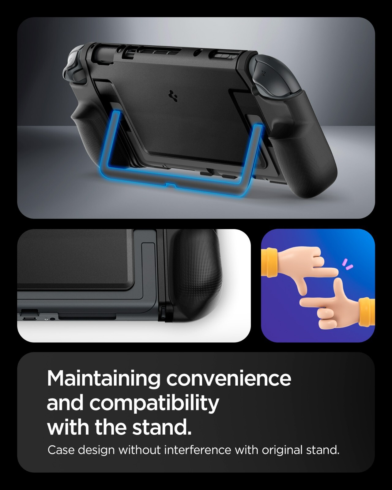 For Nintendo Switch 2 | Spigen Dual Grip Case with Enhanced Grip