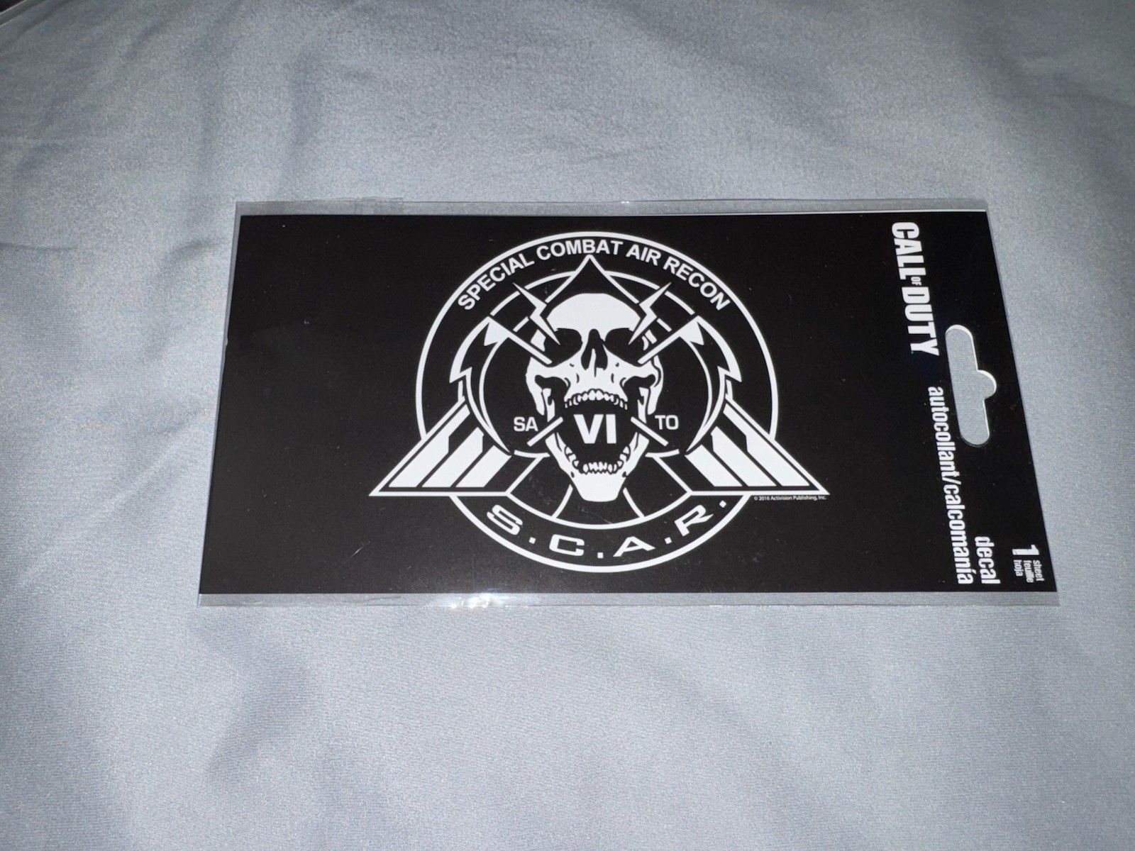 Call Of Duty SCAR Vinyl Decal