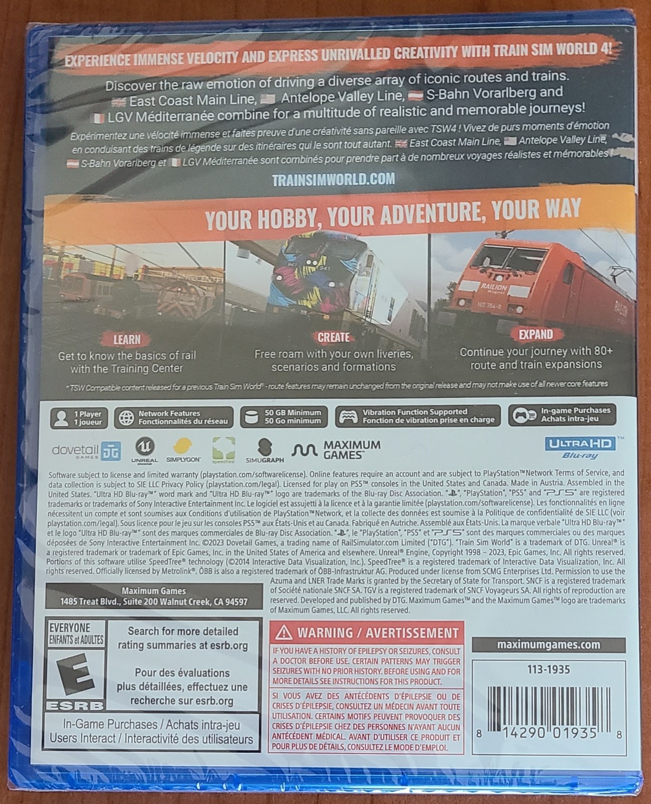 Train Sim World 4 – PlayStation 5 (PS5 – NEW)