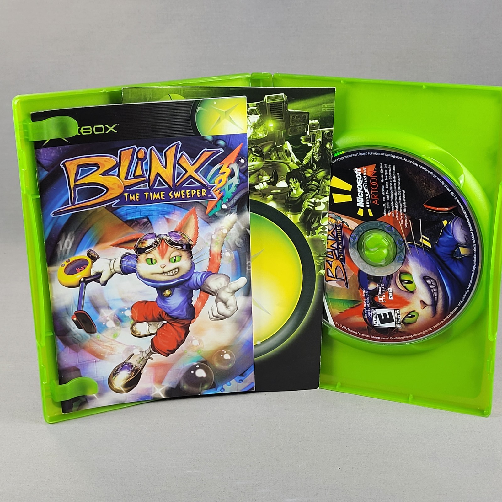 Blinx The Time Sweeper Microsoft Xbox Original Classic Action Adventure Game CIB
