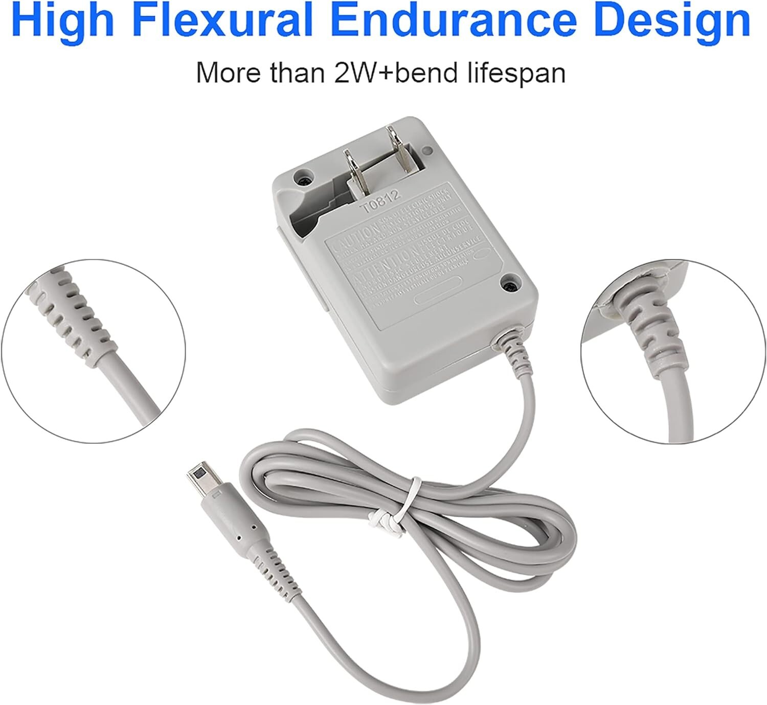 AC Adapter Home Wall Charger Cable Power Plug for Nintendo DSi/ 2DS/ 3DS/ DSi XL
