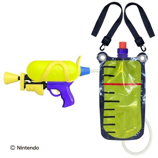 2026 Splash Shooter w/ Ink Tank YELLOW Water Gun Splatoon 3 Nintendo SPT-1301YE