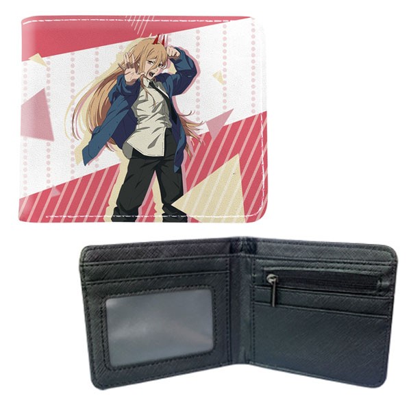 Chainsaw Man Bi-Fold Wallet – POWER STYLE A New (Pawa Anime 4×5″ Billfold)