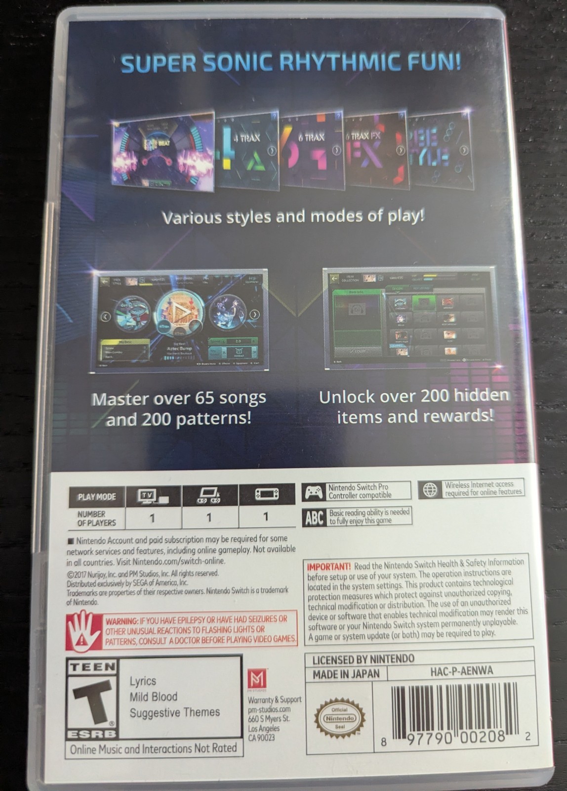 Nintendo Switch Game bundle Assorted JRPG Rhythm Fighting Games – Lot Of 7 – CIB