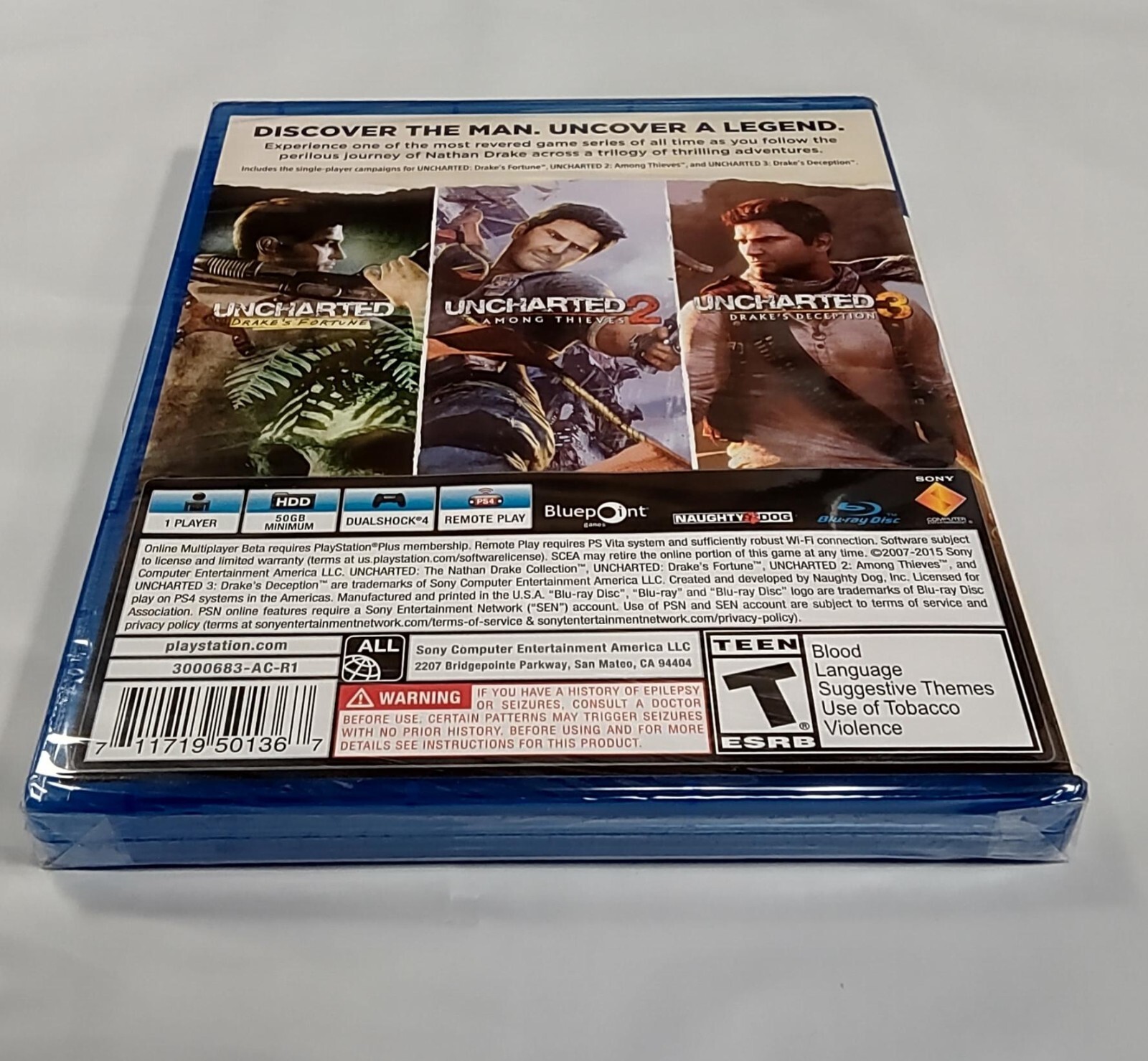 Uncharted The Nathan Drake Collection for PlayStation 4 PS4 (1367)