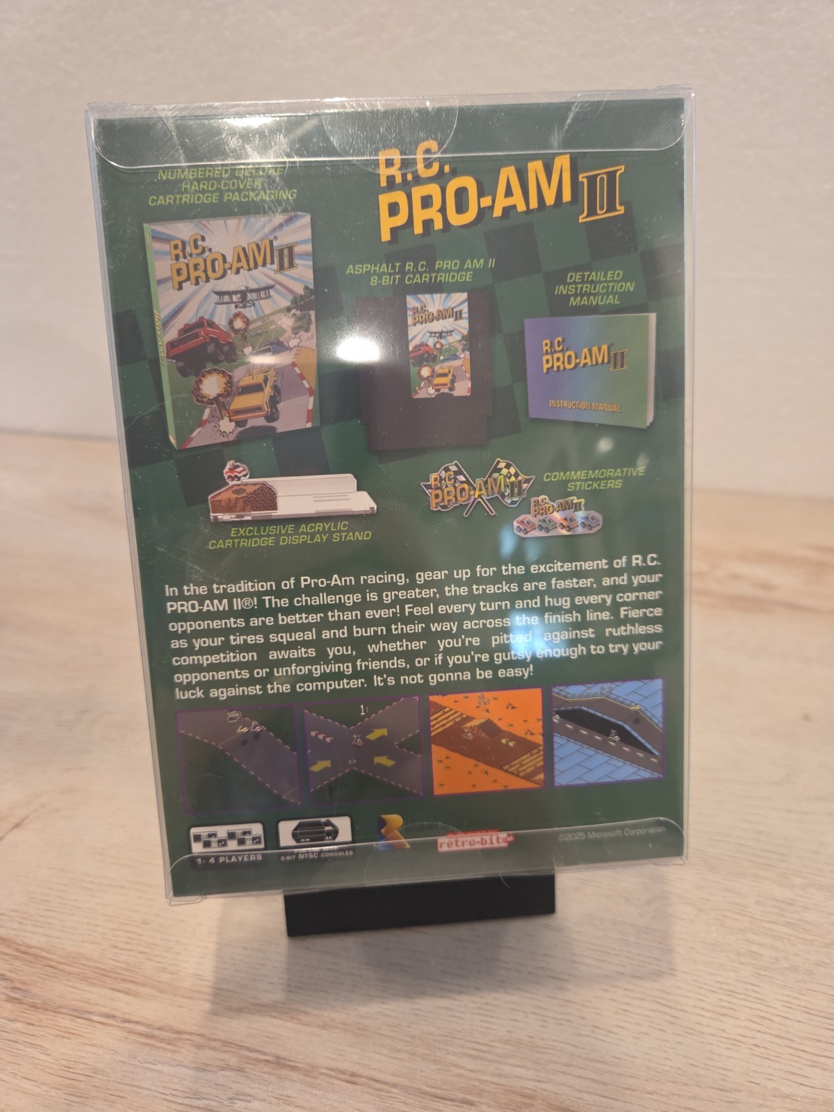 NEW SEALED R.C. Pro-Am II Retro-bit NES Cartridge w/ Protective Case RARE 2025