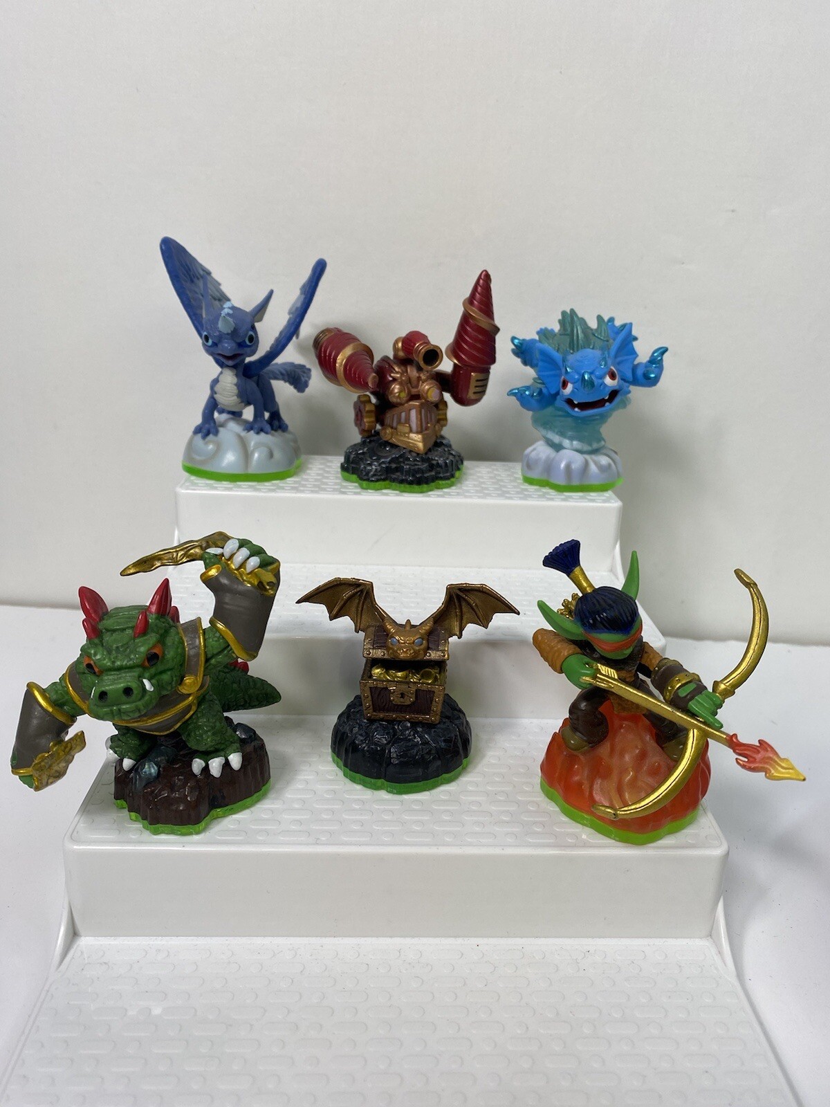 Skylanders Spyro’s Adventure Lot Dragon Drobot Warnado Whirlwind Dino-Rang Drill