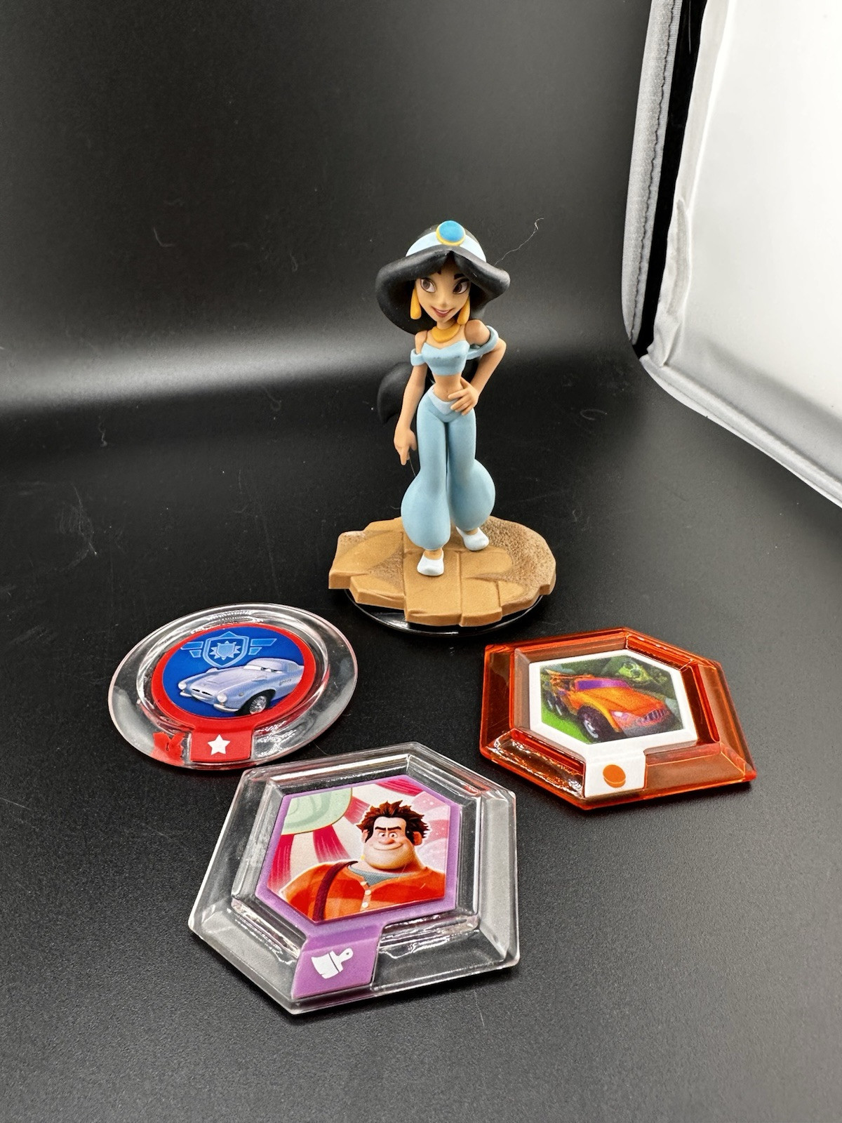 Disney Infinity Power Disc Lot Cars Mike Car Toys R Us Jasmine Wreck It Ralph
