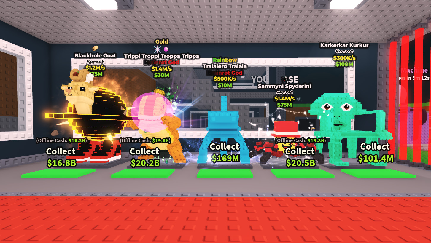 Roblox | Steal A Brainrot | Gold Diamond Rainbow Galaxy | Cheap – Fast – Safe ✅