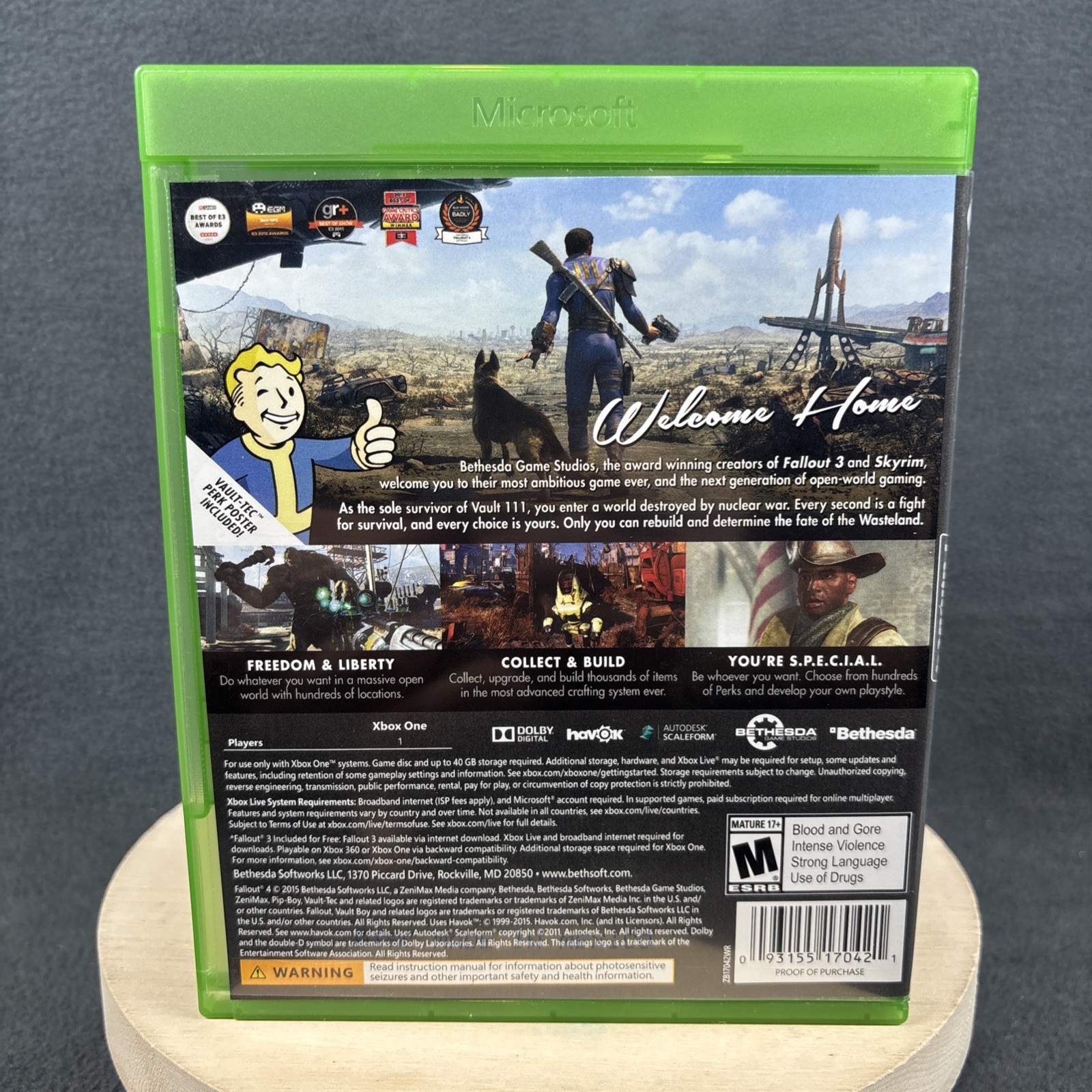 Xbox One – Fallout 4 – Complete w/ Poster – Refurbished, Excellent