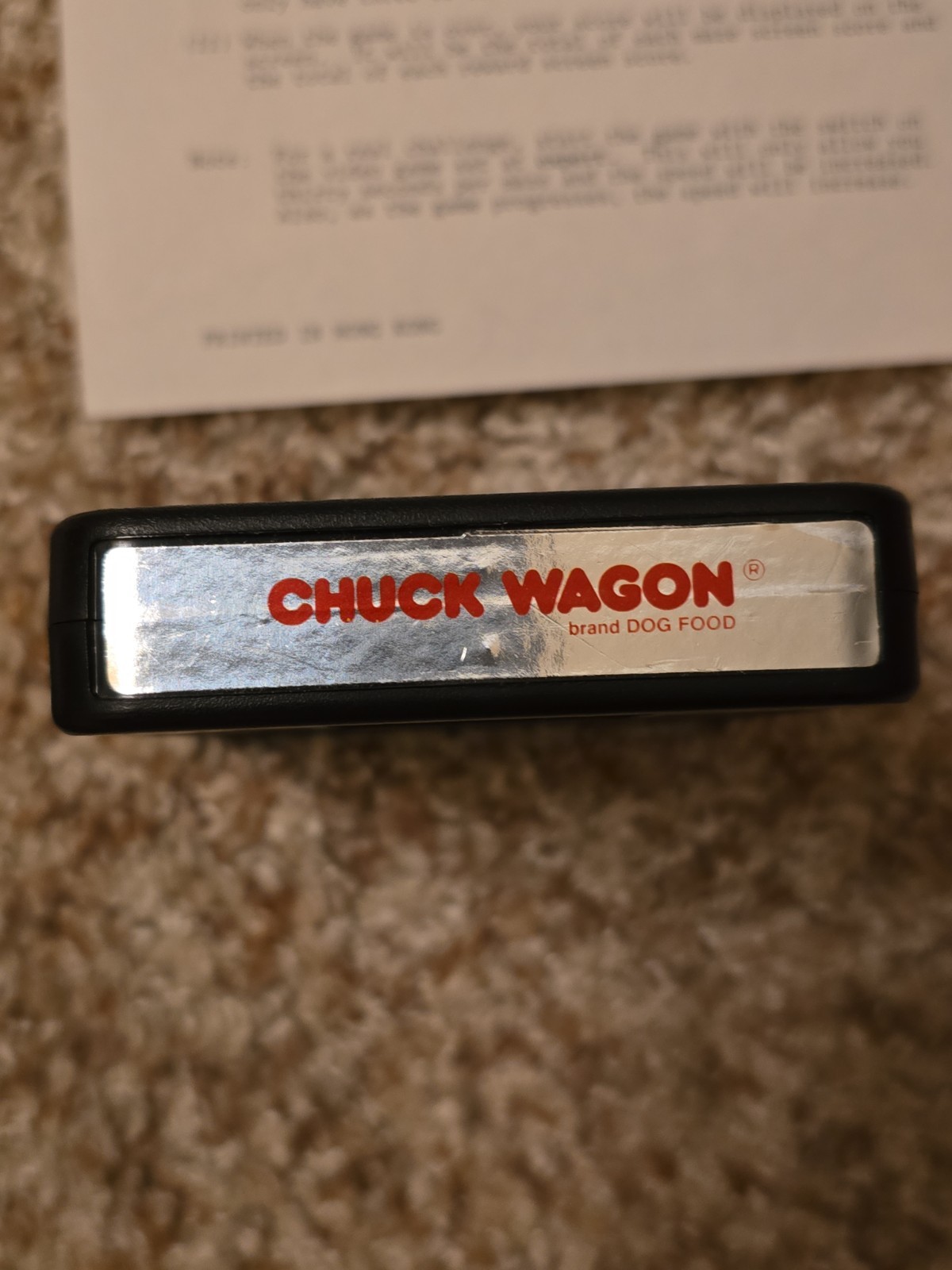 Chase the Chuck Wagon Atari 2600 VCS Purina SPECTRAVISION MAIL ORDER + Manual