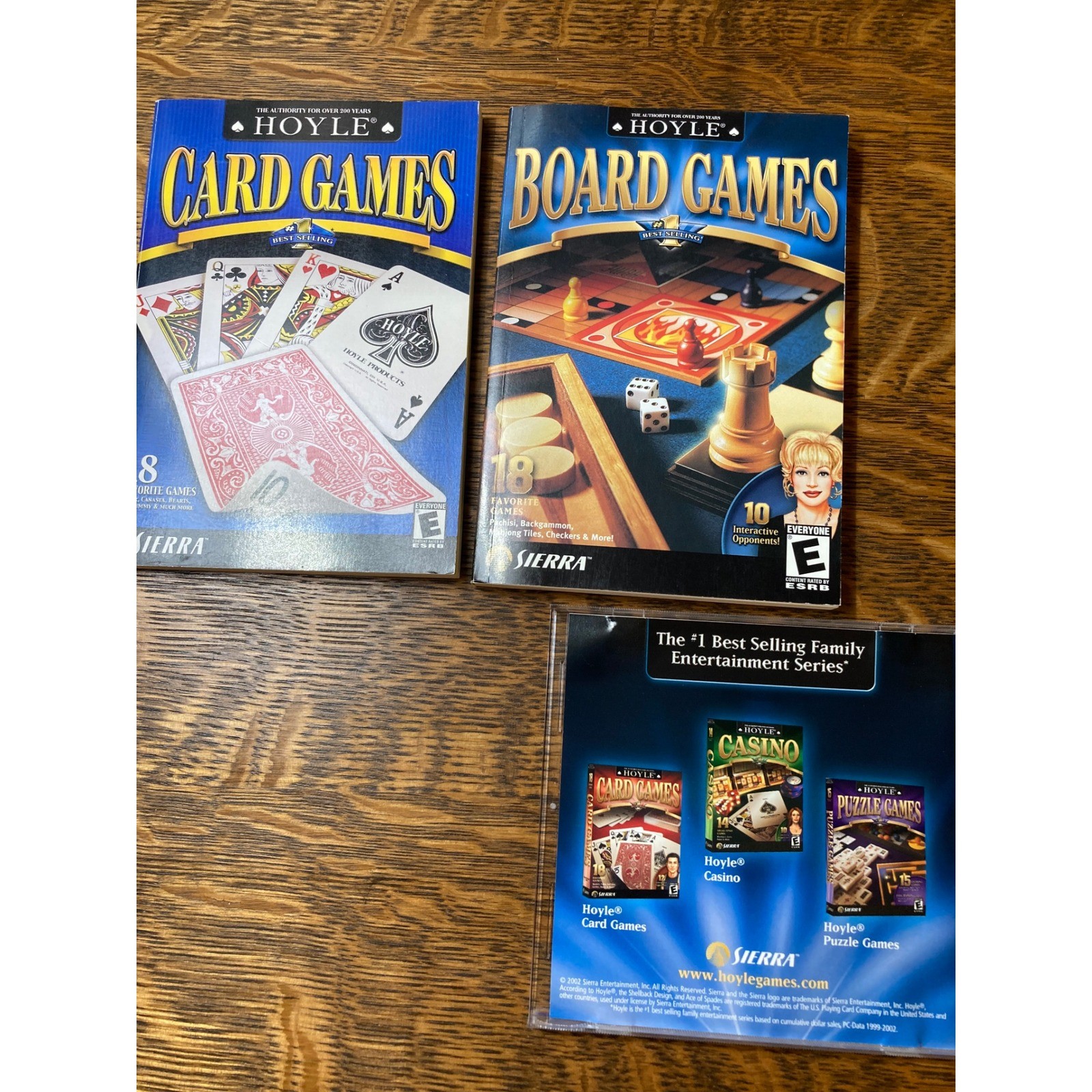 Hoyle Board Games PC CD-ROM 2003 Sierra 18 Classic Games Chess Mahjong Backgammo