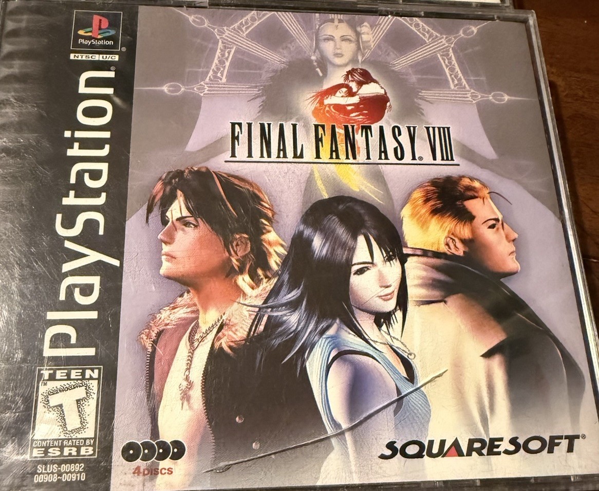 Sony PlayStation 1 PS1 Console Bundle 1 Controllers + Cables Final fantasy games