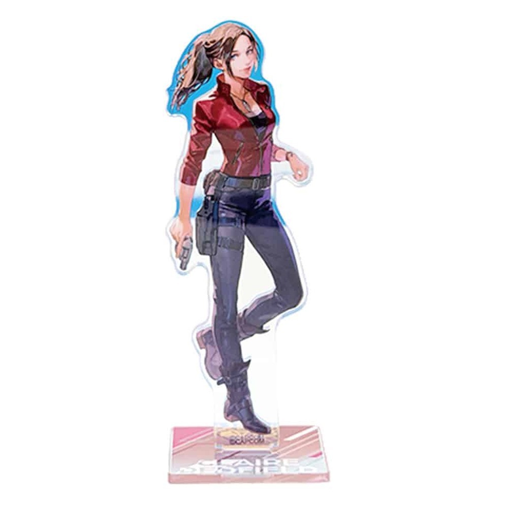 CAPCOM Store Official Holo Acrylic Stand Claire Redfield Biohazard Resident Evil
