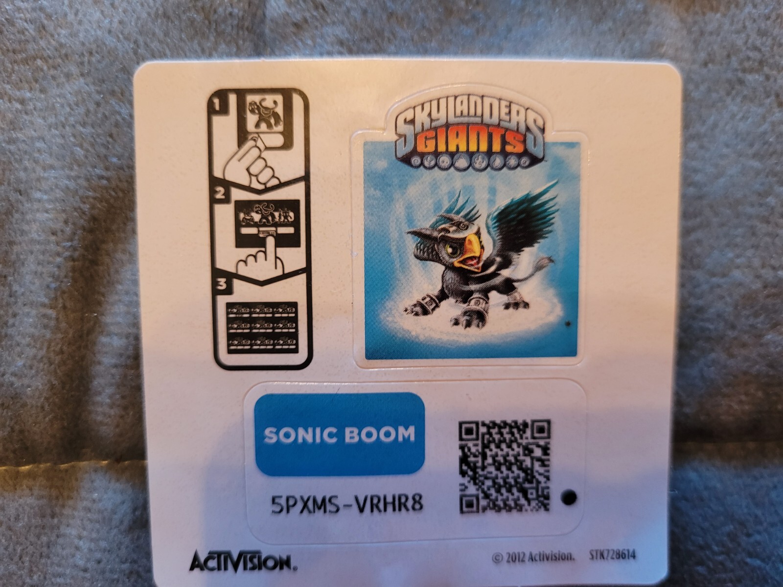 Skylanders Giants Glow In The Dark Sonic Boom Orange Base Activision 2012