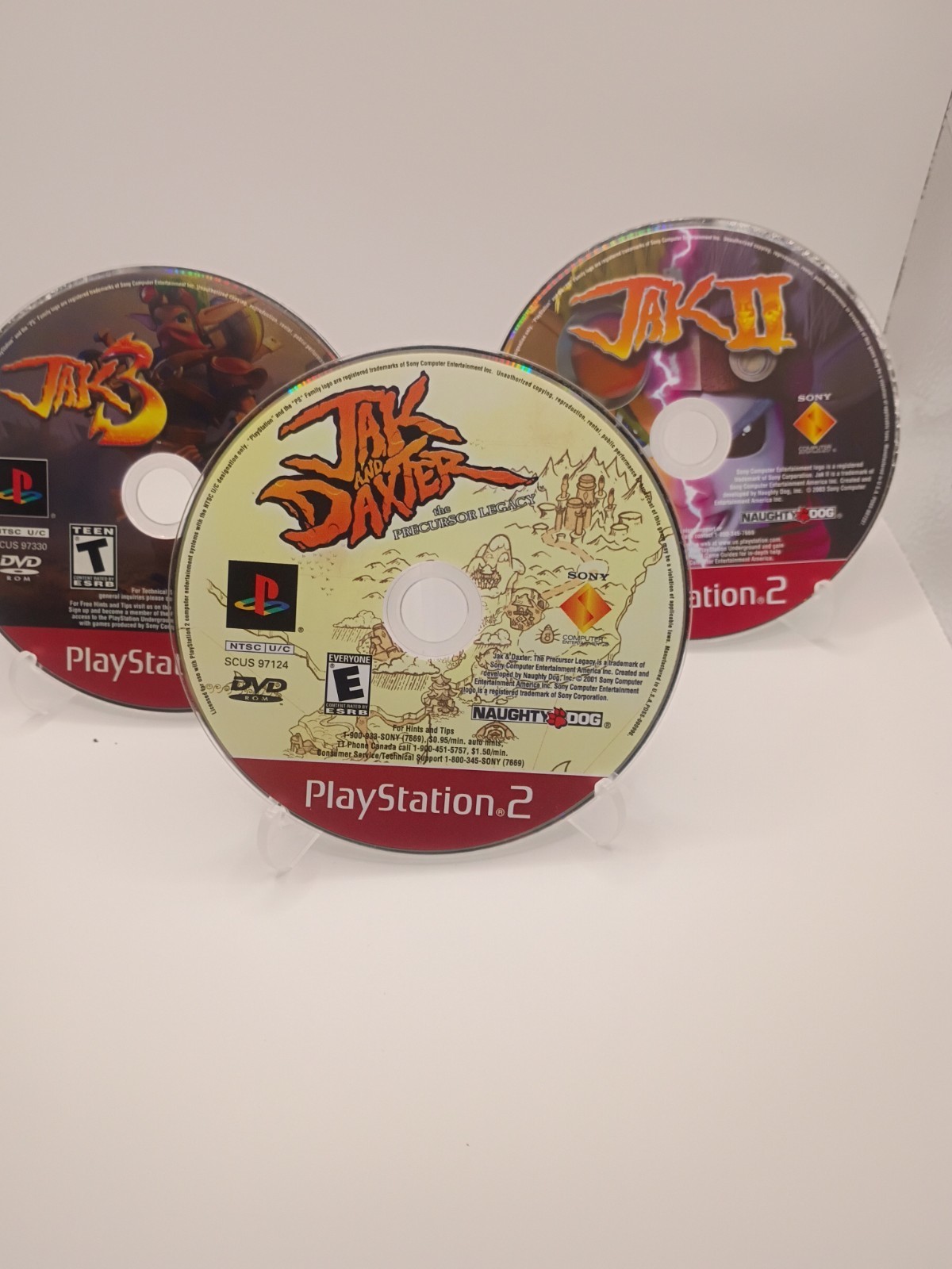 Jak and Daxter Trilogy Bundle PS2 PlayStation 2 Set 1-3 Tested Working