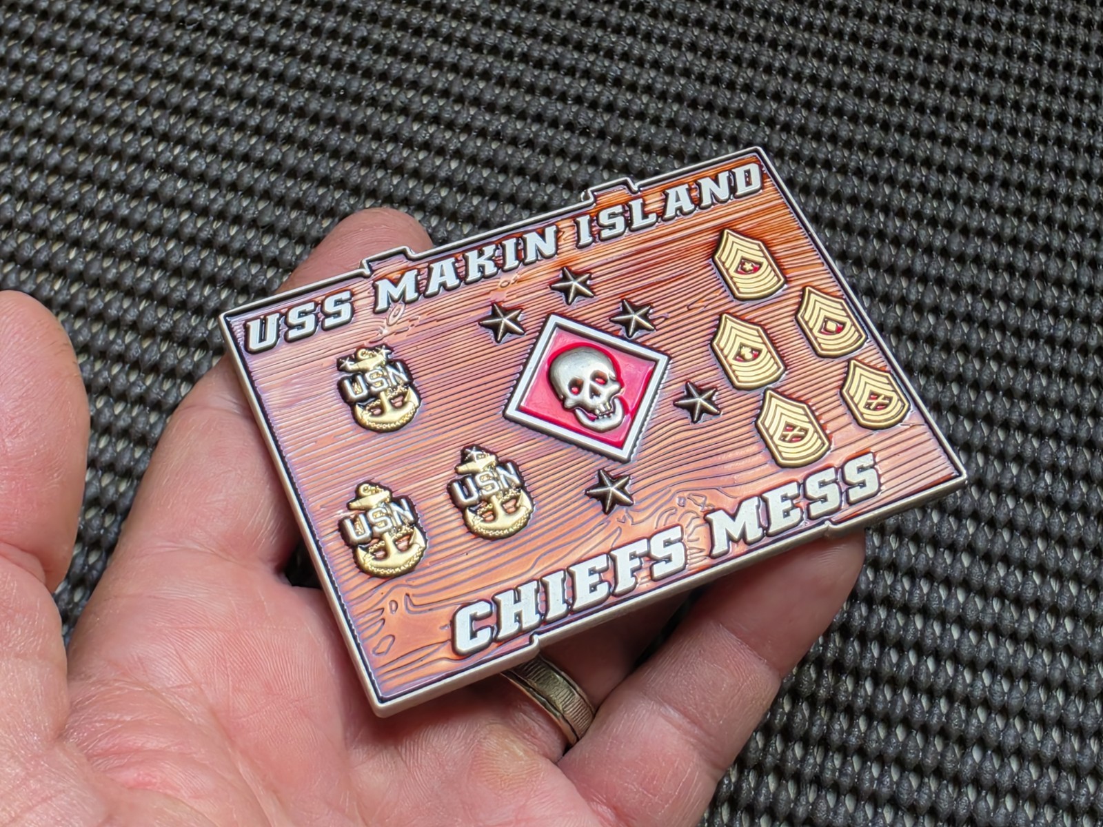 PlayStation 1 Medal Of Honor US NAVY Military Challenge Coin Medal Rare PS1 MOH