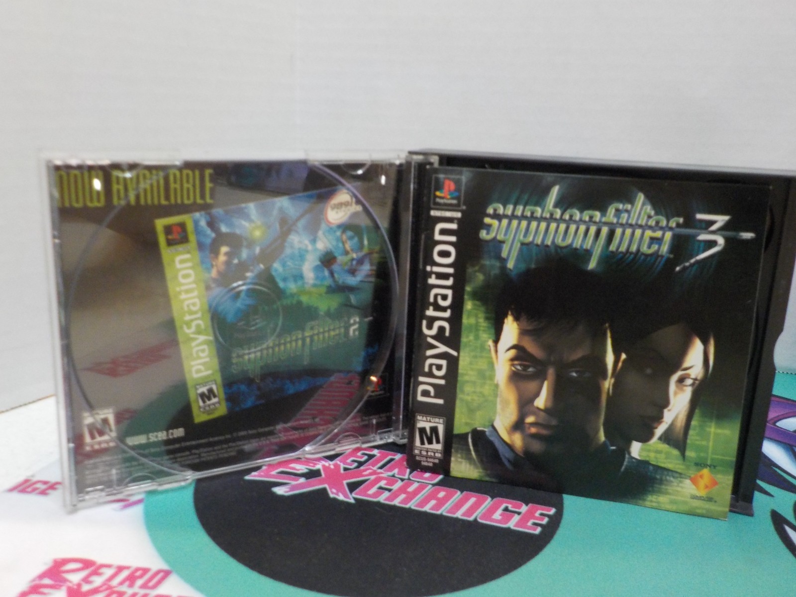 N A1001 Syphon Filter 3 & Crash Bandicoot Warped Sony PlayStation 1 Game Lot