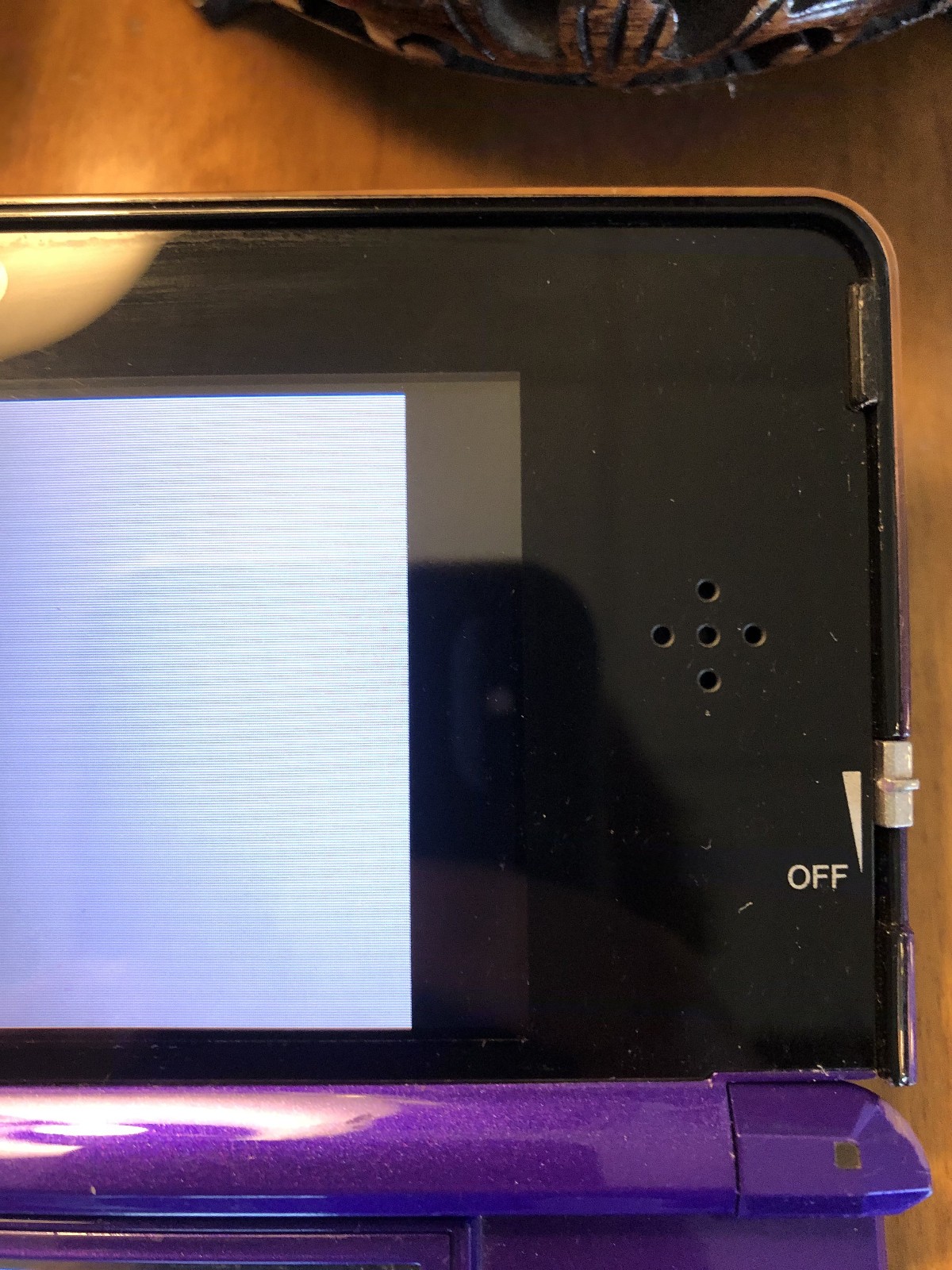 Nintendo 3DS Midnight Purple CTR-001 Console — Fully Tested w/Charger/Stylus