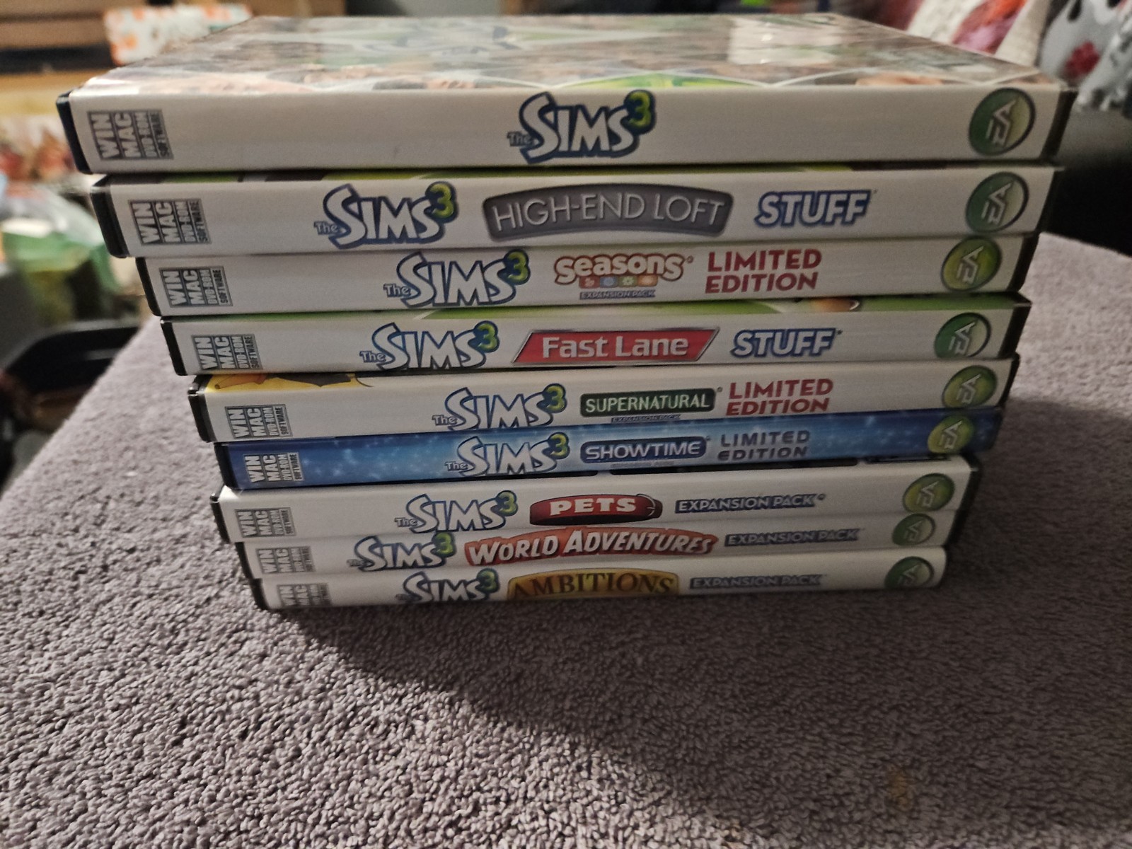 Sims 3 Windows Mac 9 Game Lot Deluxe Medieval 70s 80s 90s Stuff Hidden Springs