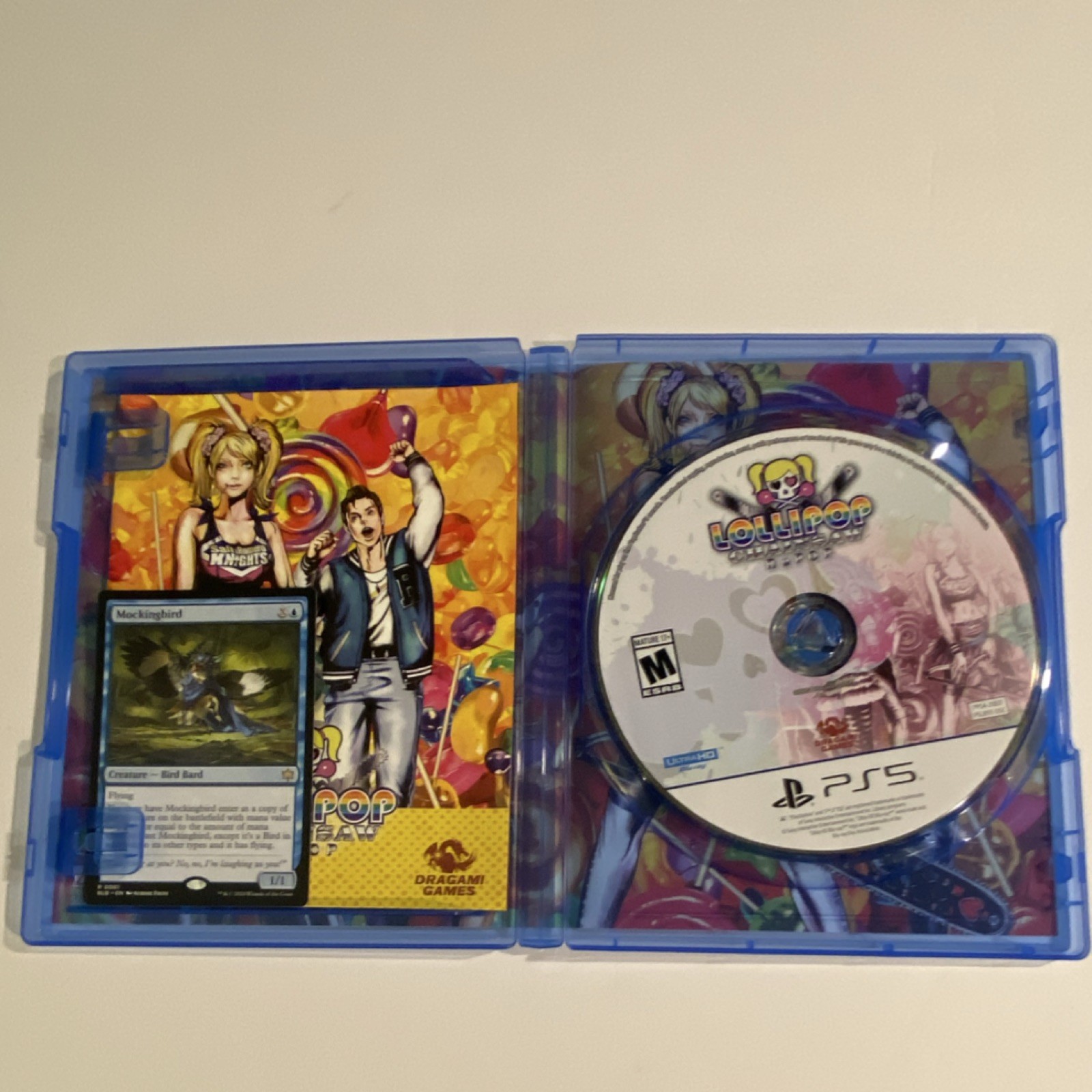 Dragami Limited Run Lollipop Chainsaw RePOP PS5 Action Adventure Manual Included