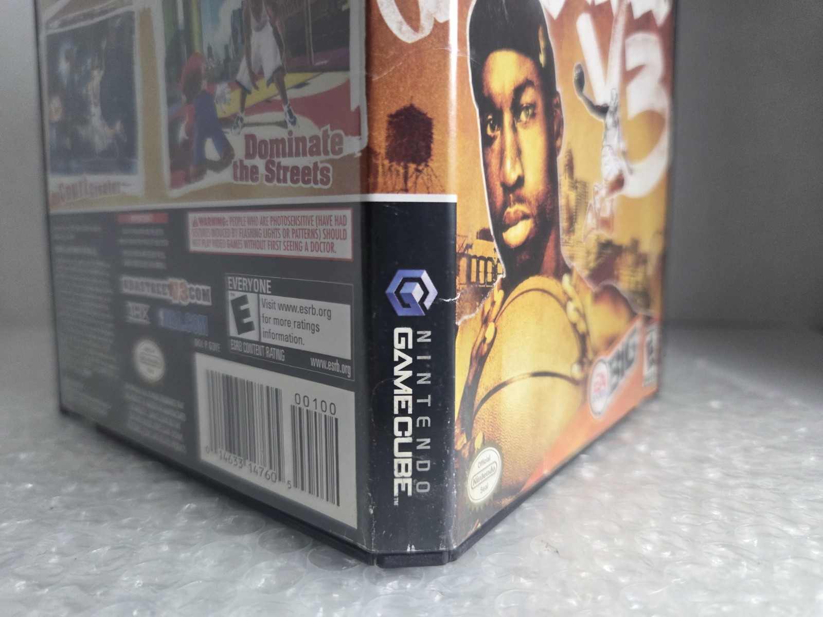 NBA Street Vol. 3 GameCube Nintendo Wii No Manual Disc Case Tested EA Sports Big