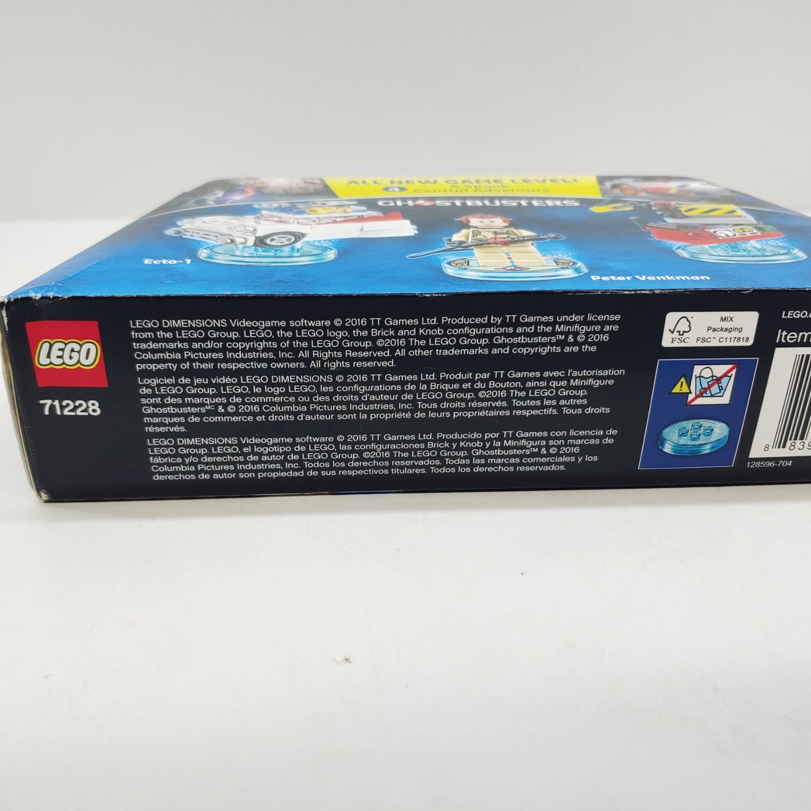 Lego 71228 Dimensions Ghostbuster Level Pack New Sealed Peter Venkman Ecto-1