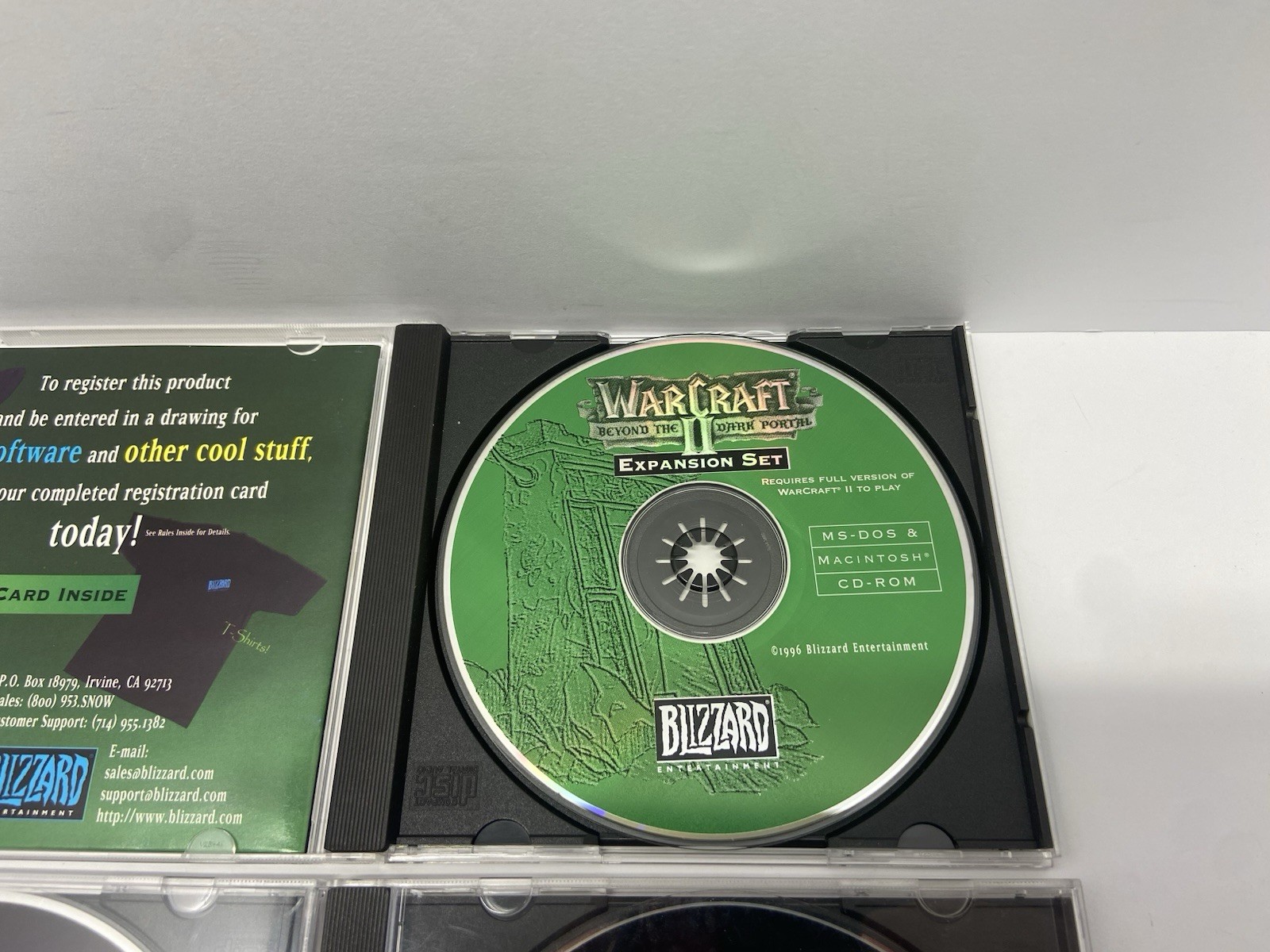 Blizzard Computer Game Warcraft Battle Chest 1996 Windows & Mac