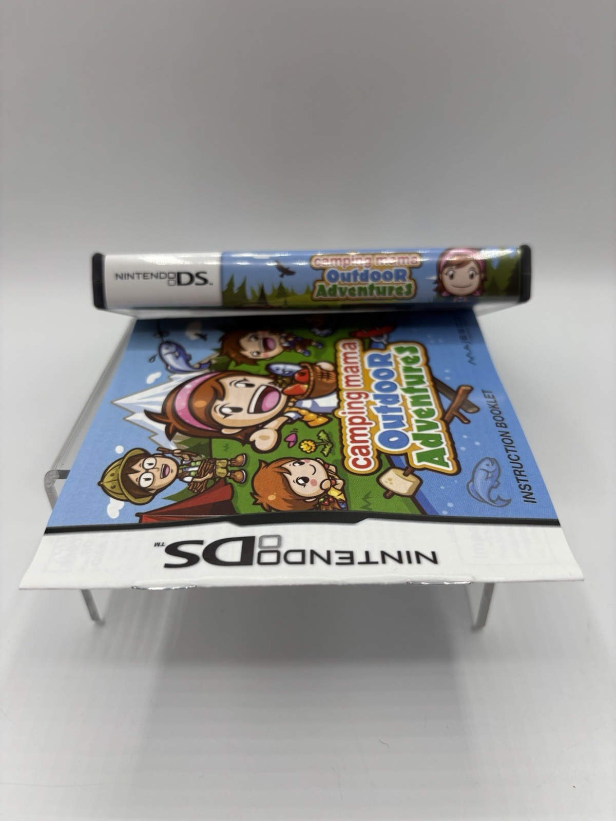 Camping Mama Outdoor Adventures Nintendo DS, Orig. Case & Manual ONLY – NO Game_