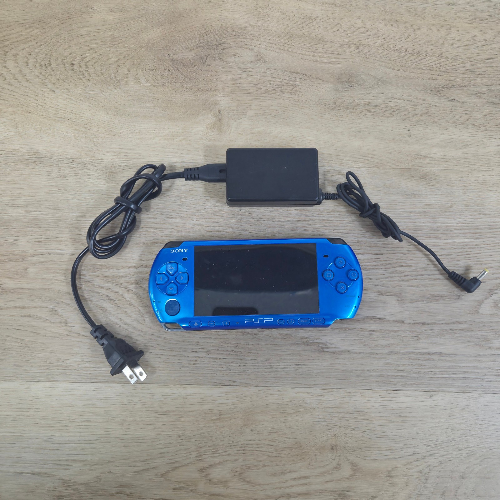 Blue Sony PSP Console – Charger and Memory Card Included