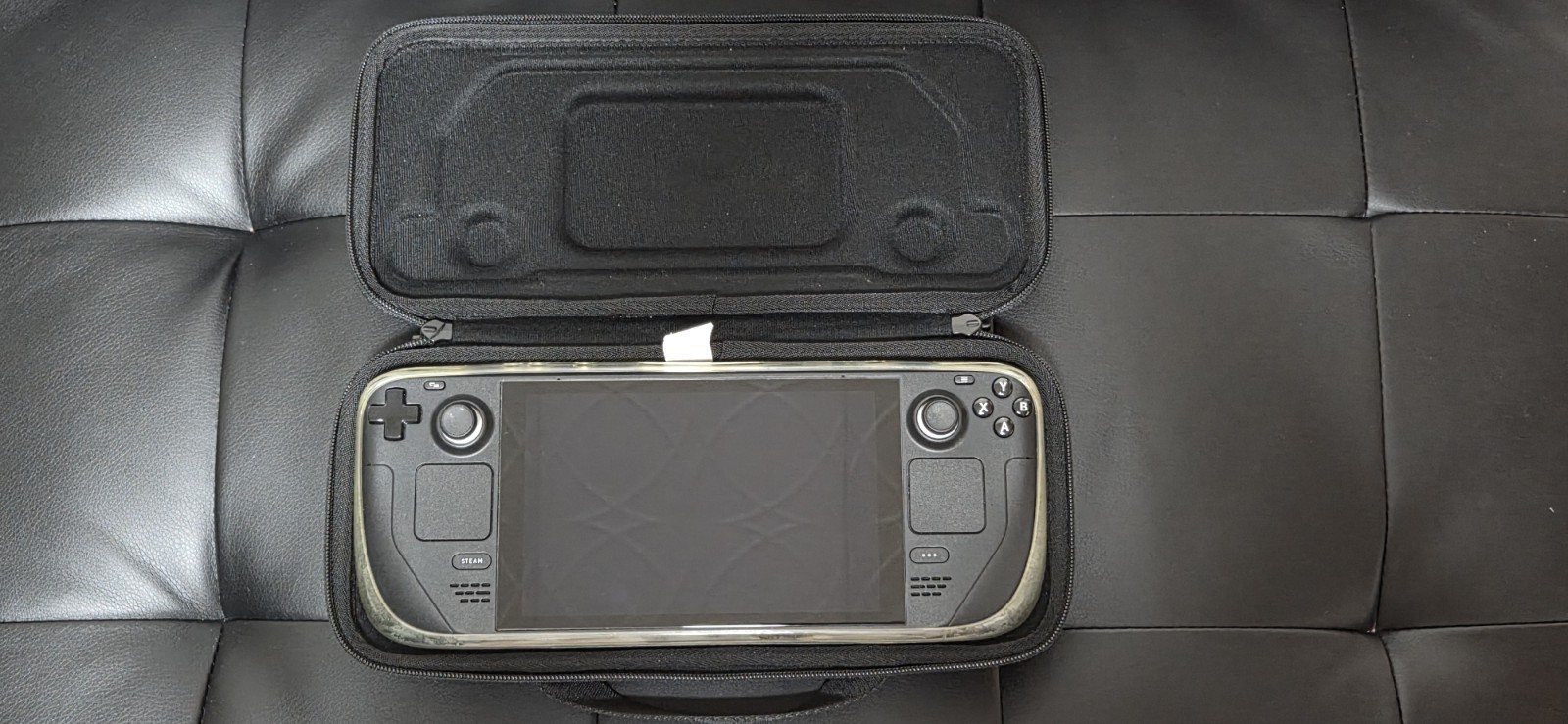 *64GB MODEL* Valve Steam Deck Handheld Console Black w/ Hard Case Shell