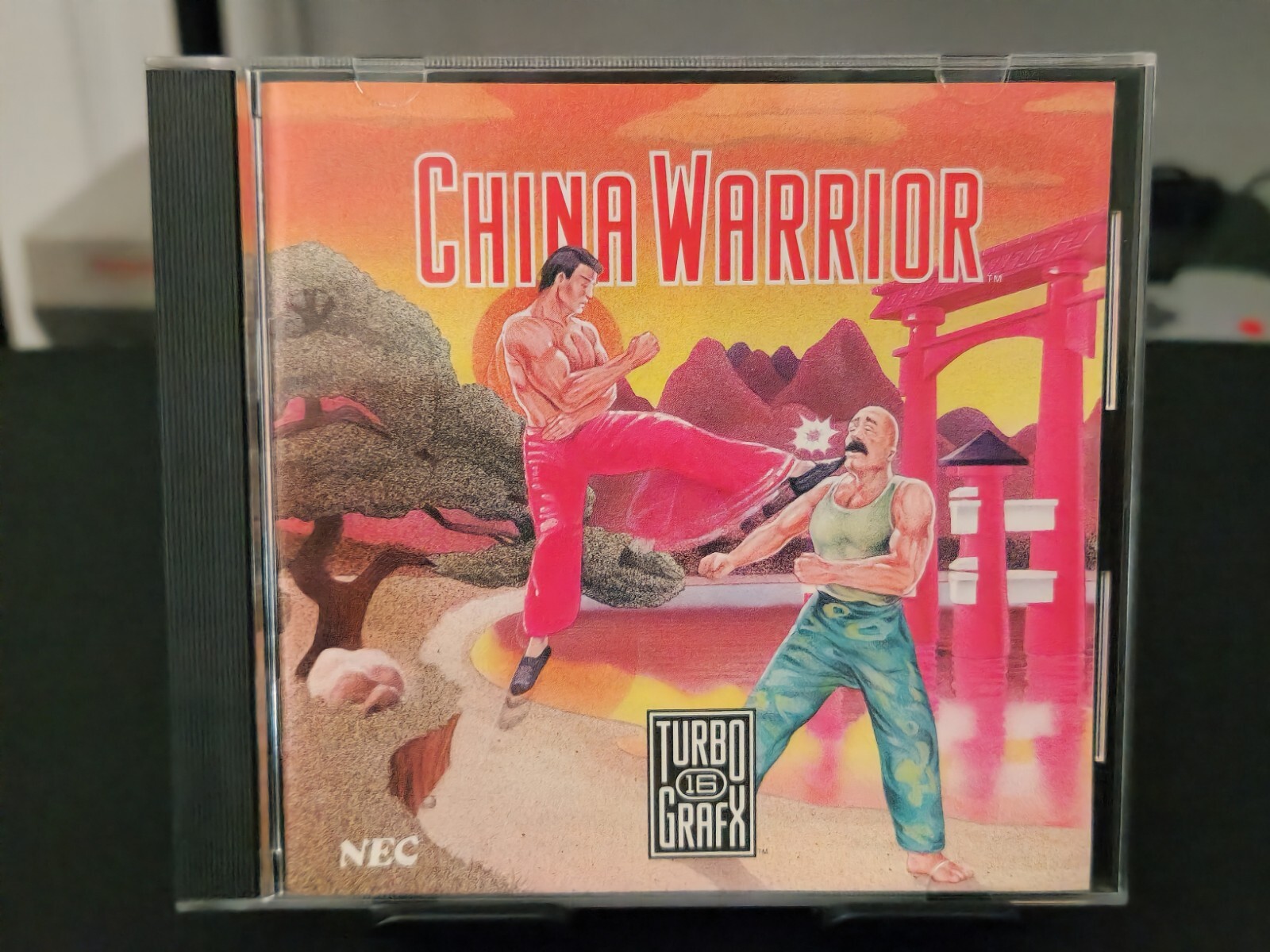 China Warrior(Nec TurboGrafx-16, 1989) Authentic & Complete with Case!