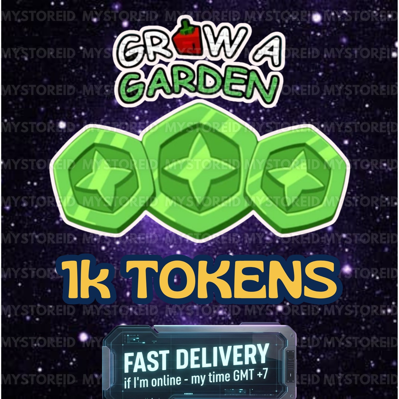 ✅🌱 GROW A GARDEN | 1K TOKEN | Fast & Easy