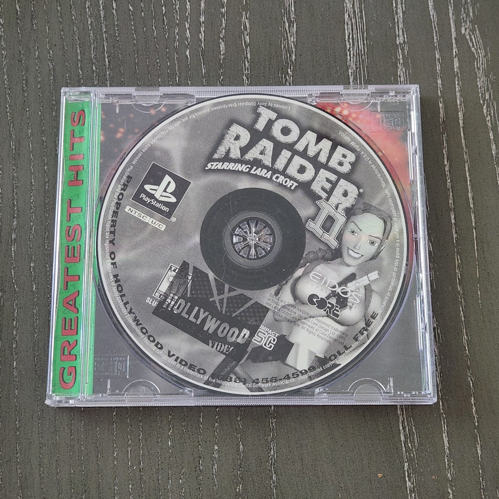 Tomb Raider II Starring Lara Croft (Sony PlayStation, 1997) No Manual