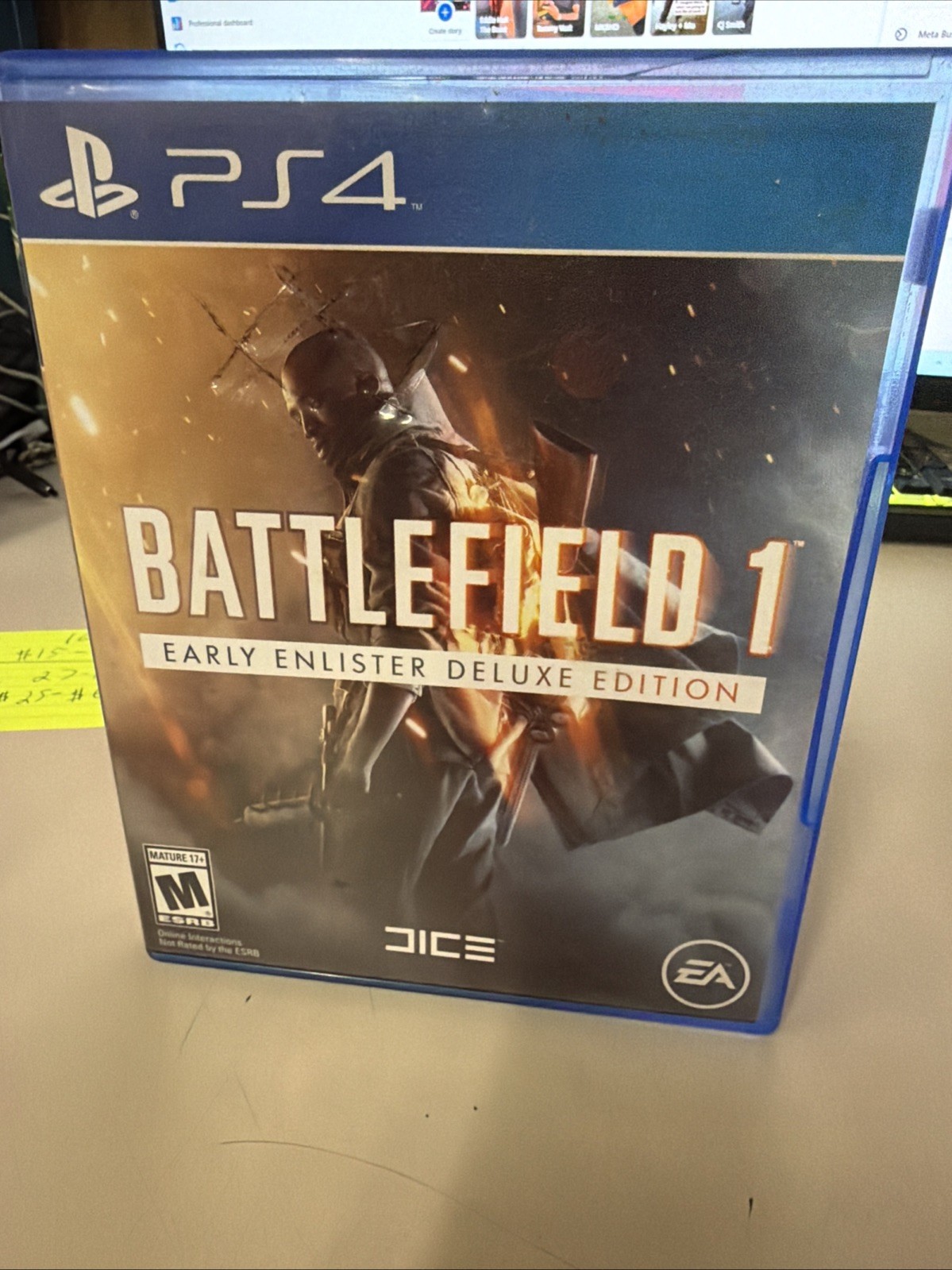 Battlefield 1 Early Enlister Deluxe Edition (Sony PS4, 2016) Complete – Tested