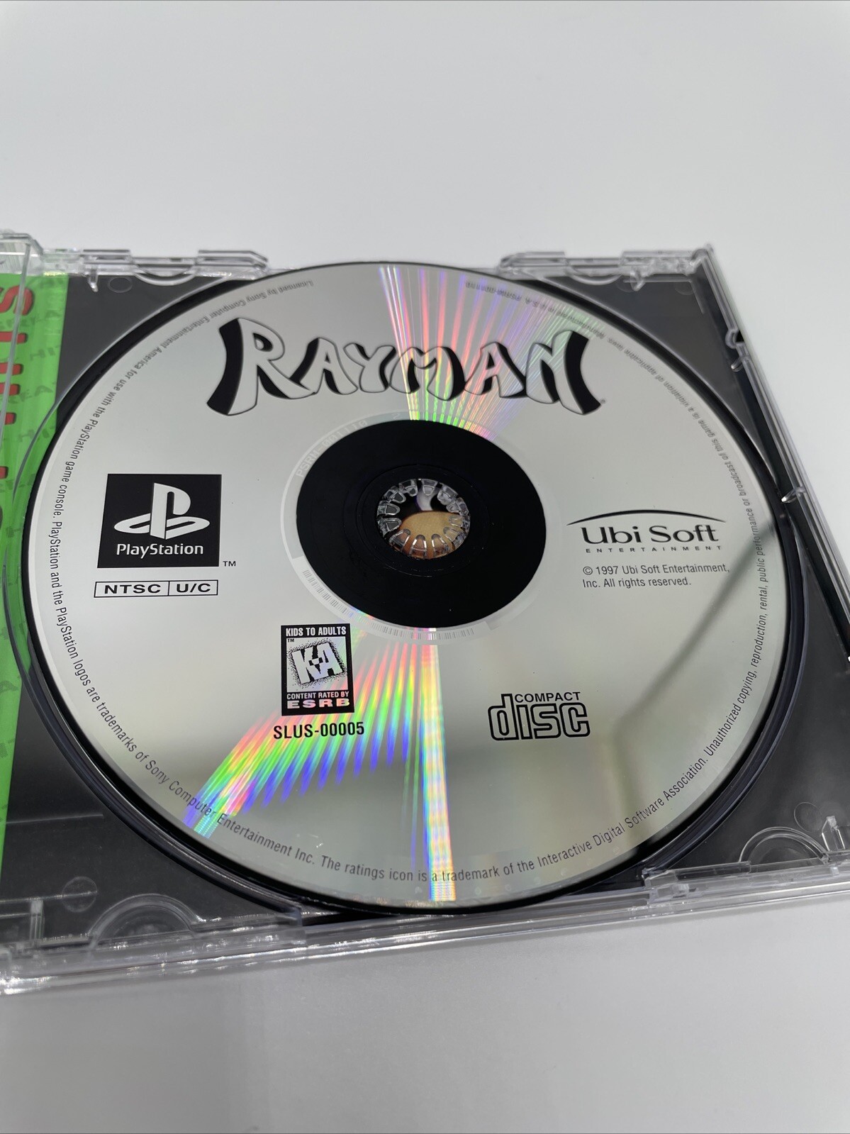 Rayman PlayStation 1 PS1 Complete CIB Greatest Hits Tested
