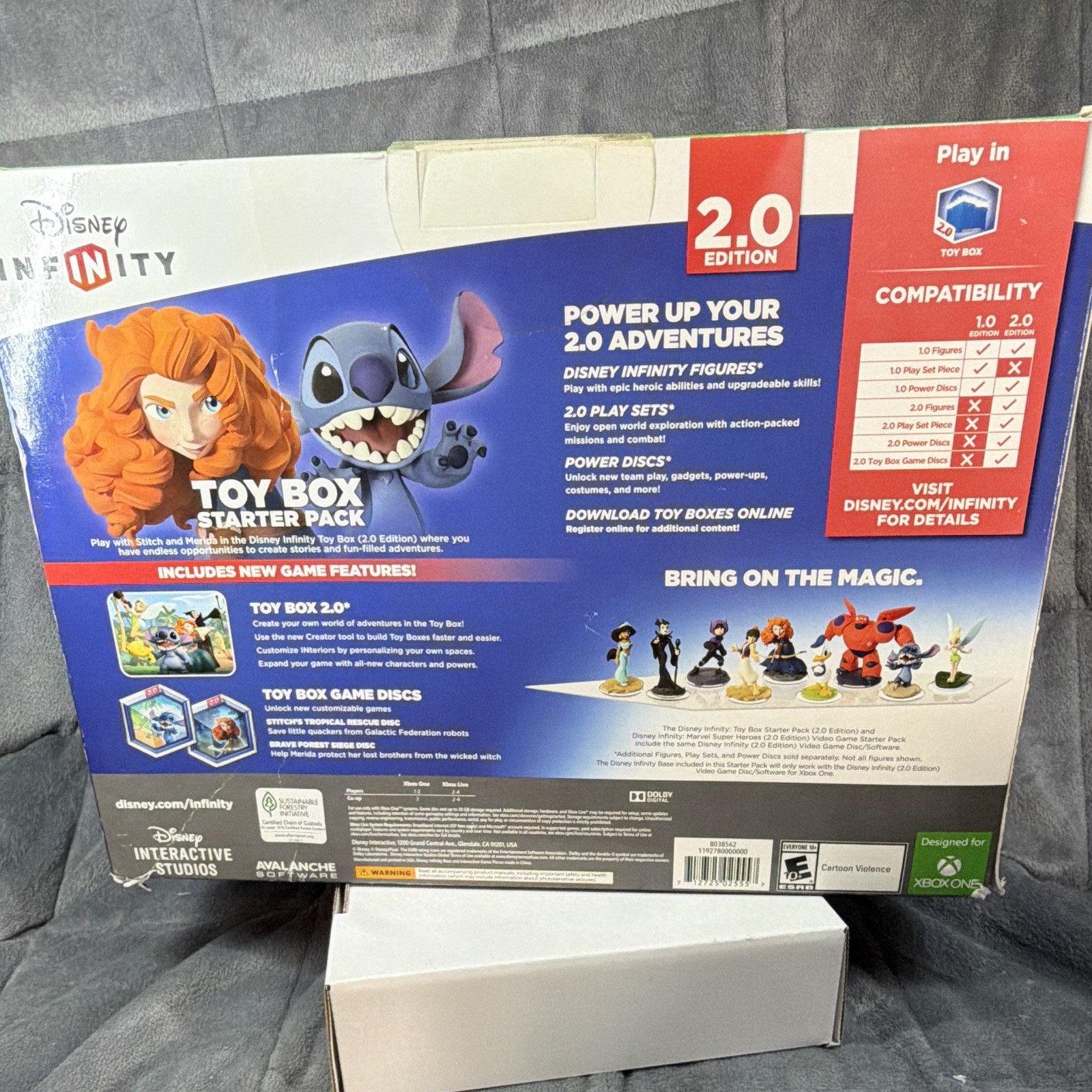 Disney Infinity 2.0 Starter Pack Xbox One w/ Merida Stitch + More