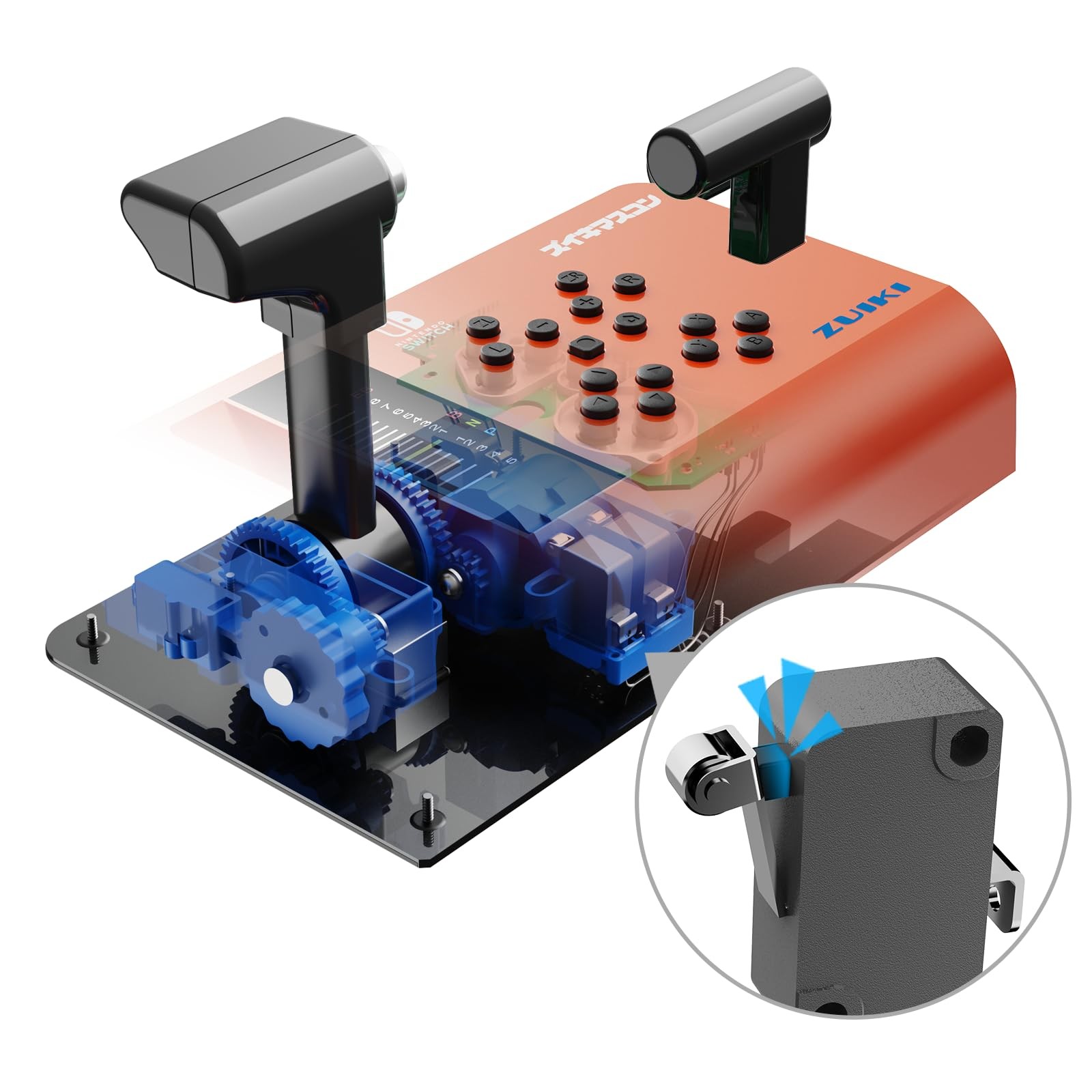 ZUIKI MASCON Train Controller Red USB Switch PC ( Steam ) Densha de GO Japan