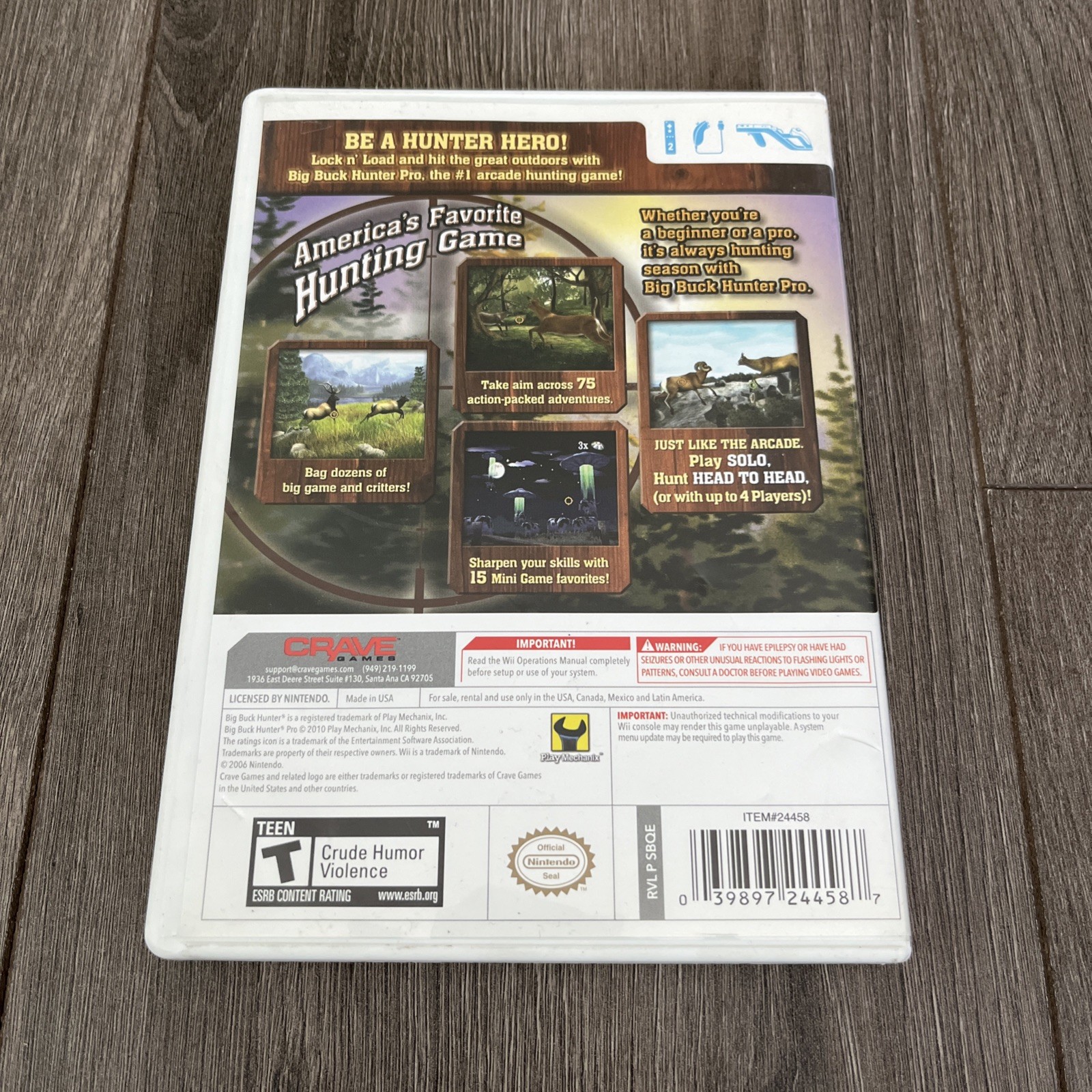 Big Buck Hunter Pro (Nintendo Wii, 2010)