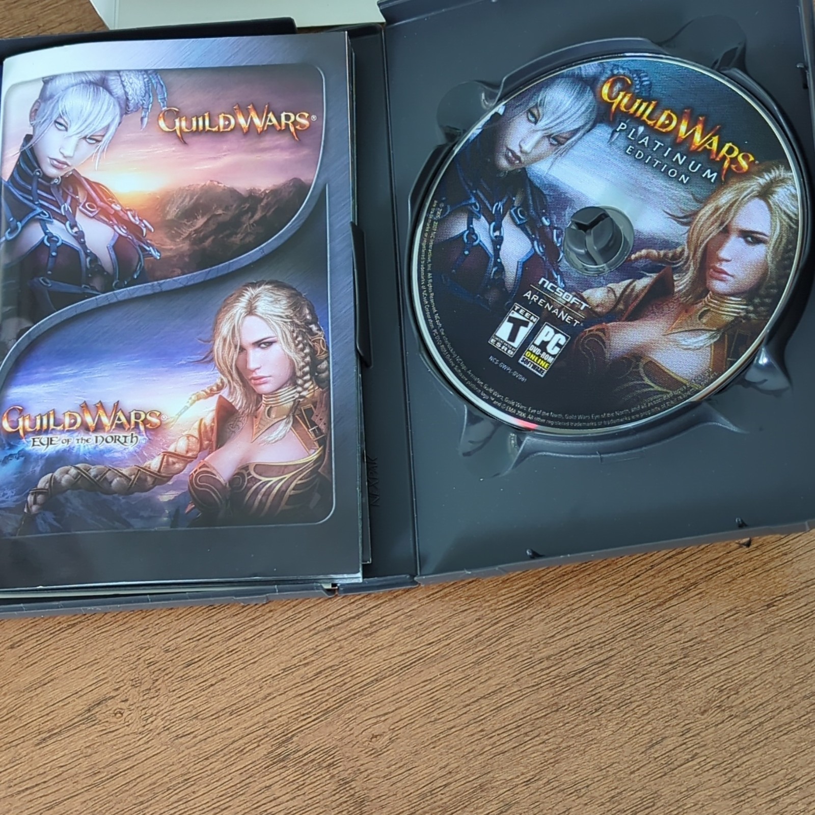 NCsoft Guild Wars Platinum Edition PC T-Teen Role Playing Online Expansion NTSC