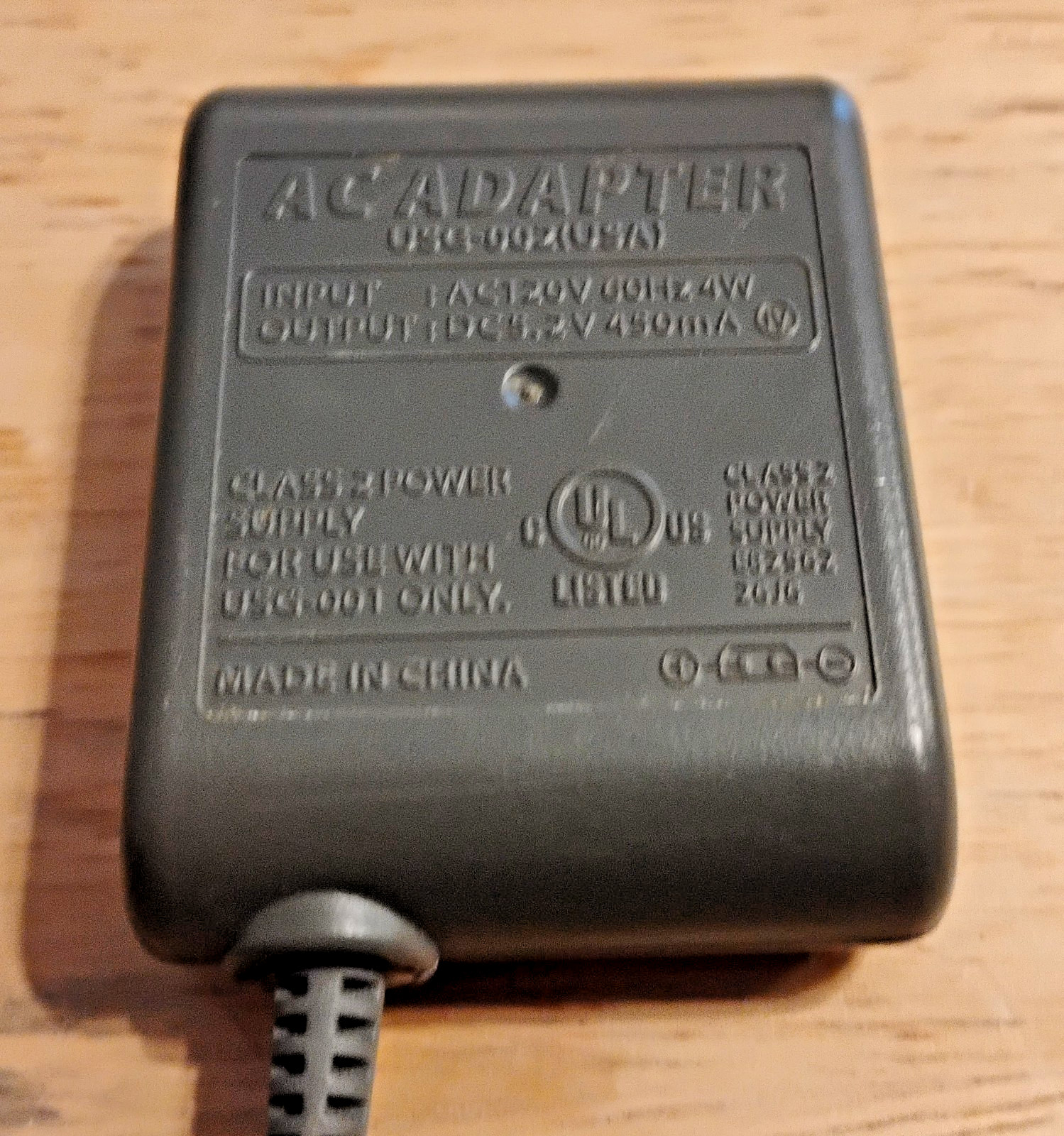 Genuine OEM Nintendo DS Lite Wall Power Adapter Charger USG-002 5.2V 450mA