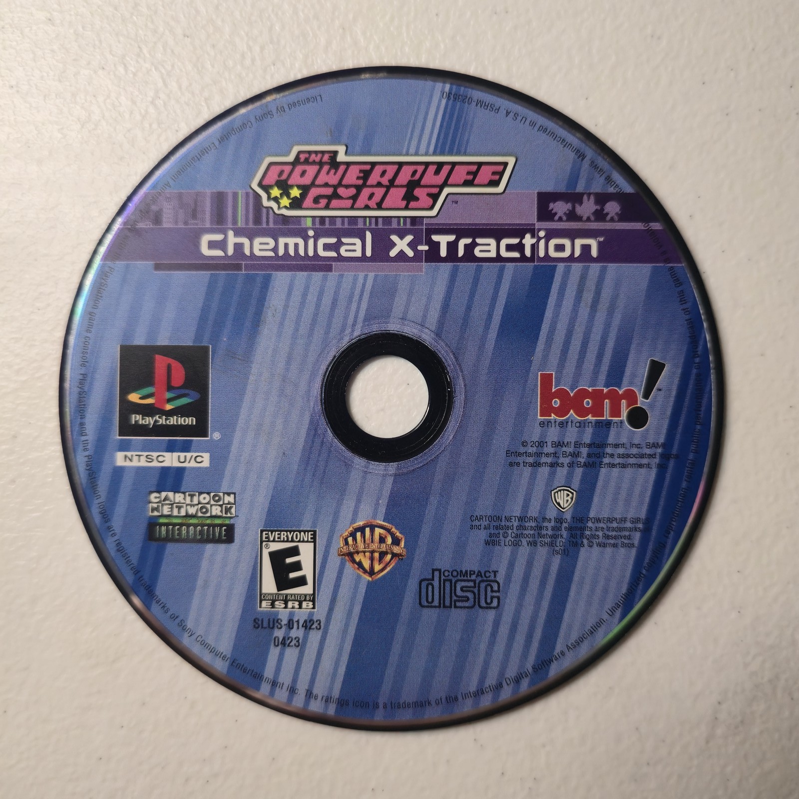 The Powerpuff Girls Chemical X-Traction PlayStation PS 1 Multiplayer Disc Only