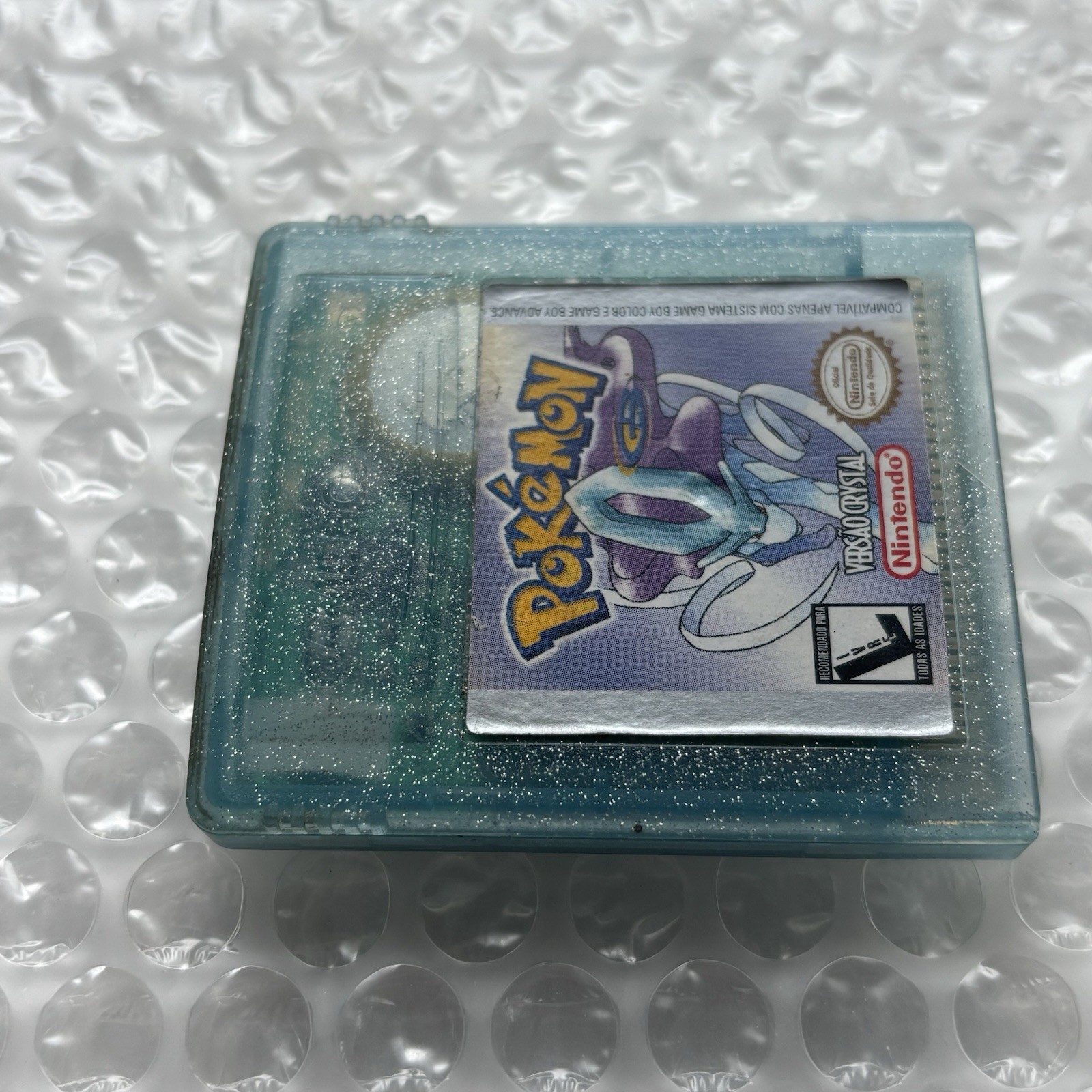 Nintendo Gameboy Color Pokemon Crystal Gradient Playtronic Brazil Variant Saves
