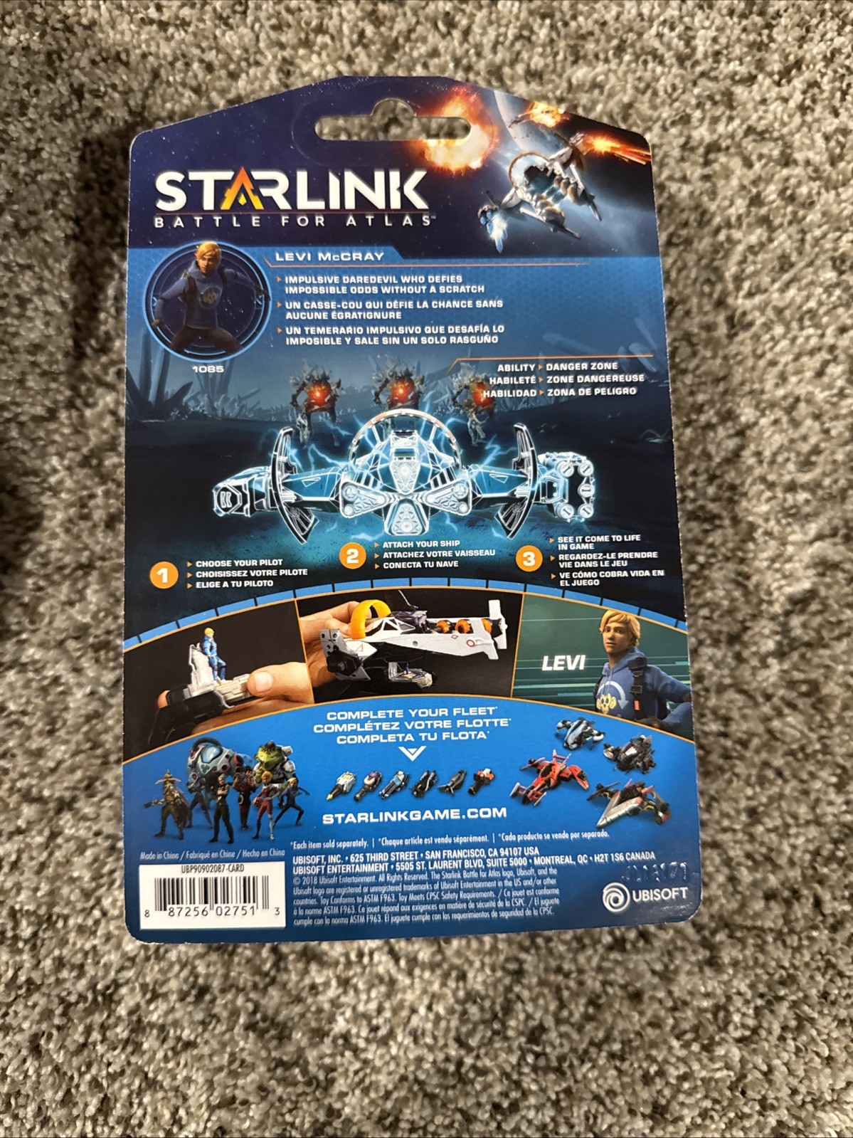 Starling Battle For Atlas Levi McCray With Crusher And Shredder Mk.2 Weapons
