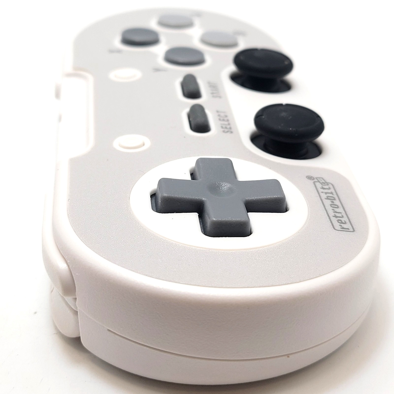 Retro-Bit Legacy 16 Wireless 2.4GHz Controller for SNES, Switch, PC, Mac – Gray